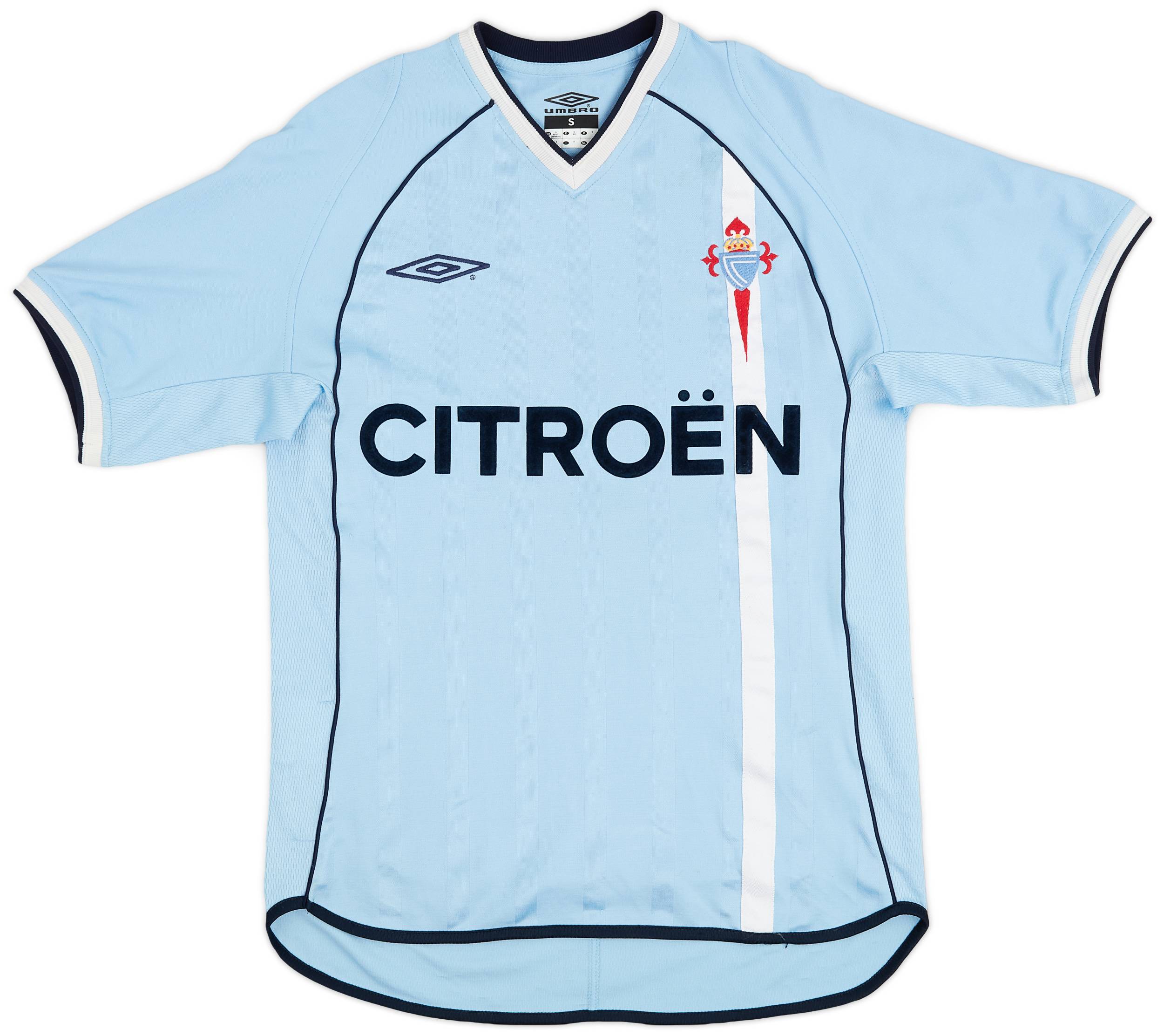 2001-02 Celta Vigo Home Shirt - 6/10 - (S)
