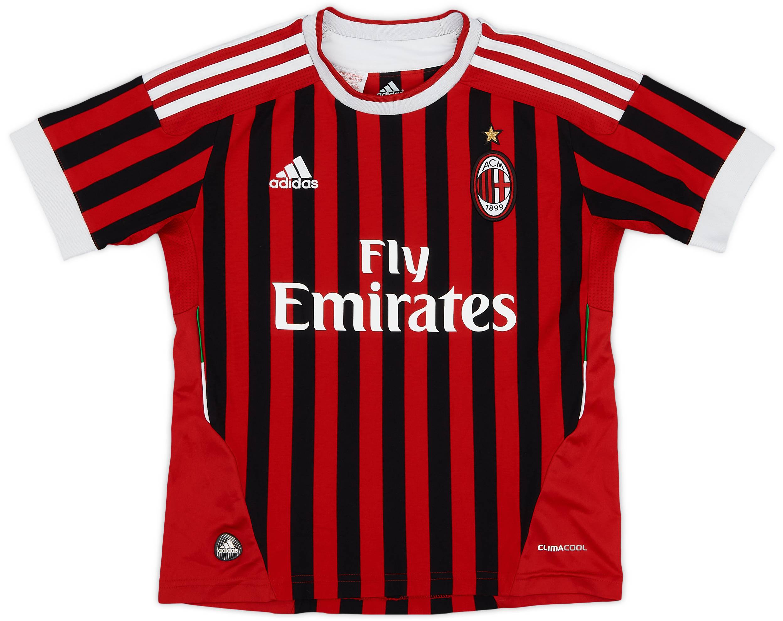 2011-12 AC Milan Home Shirt - 7/10 - (S.Boys)