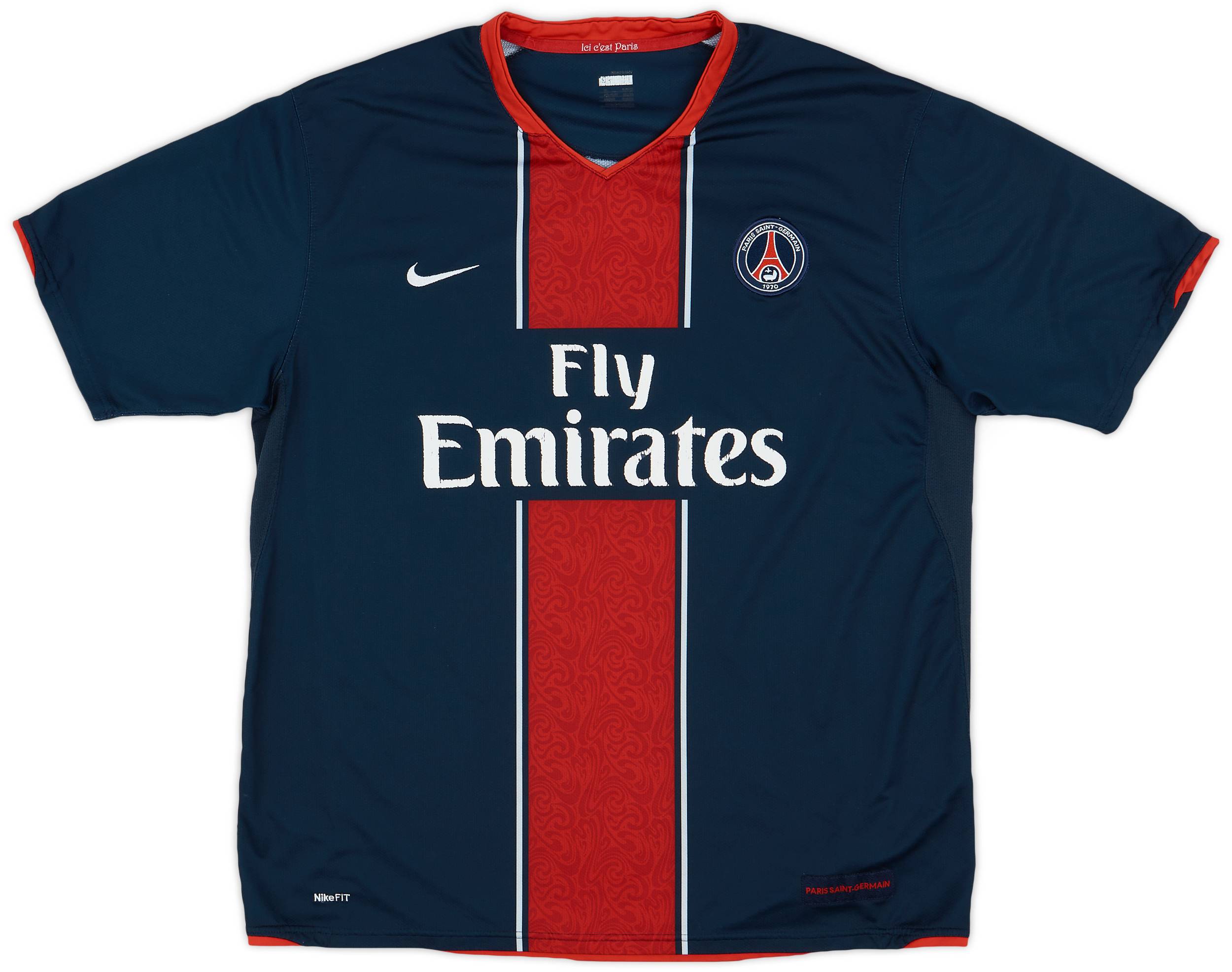 2007-08 Paris Saint-Germain Home Shirt - 5/10 - (XL)