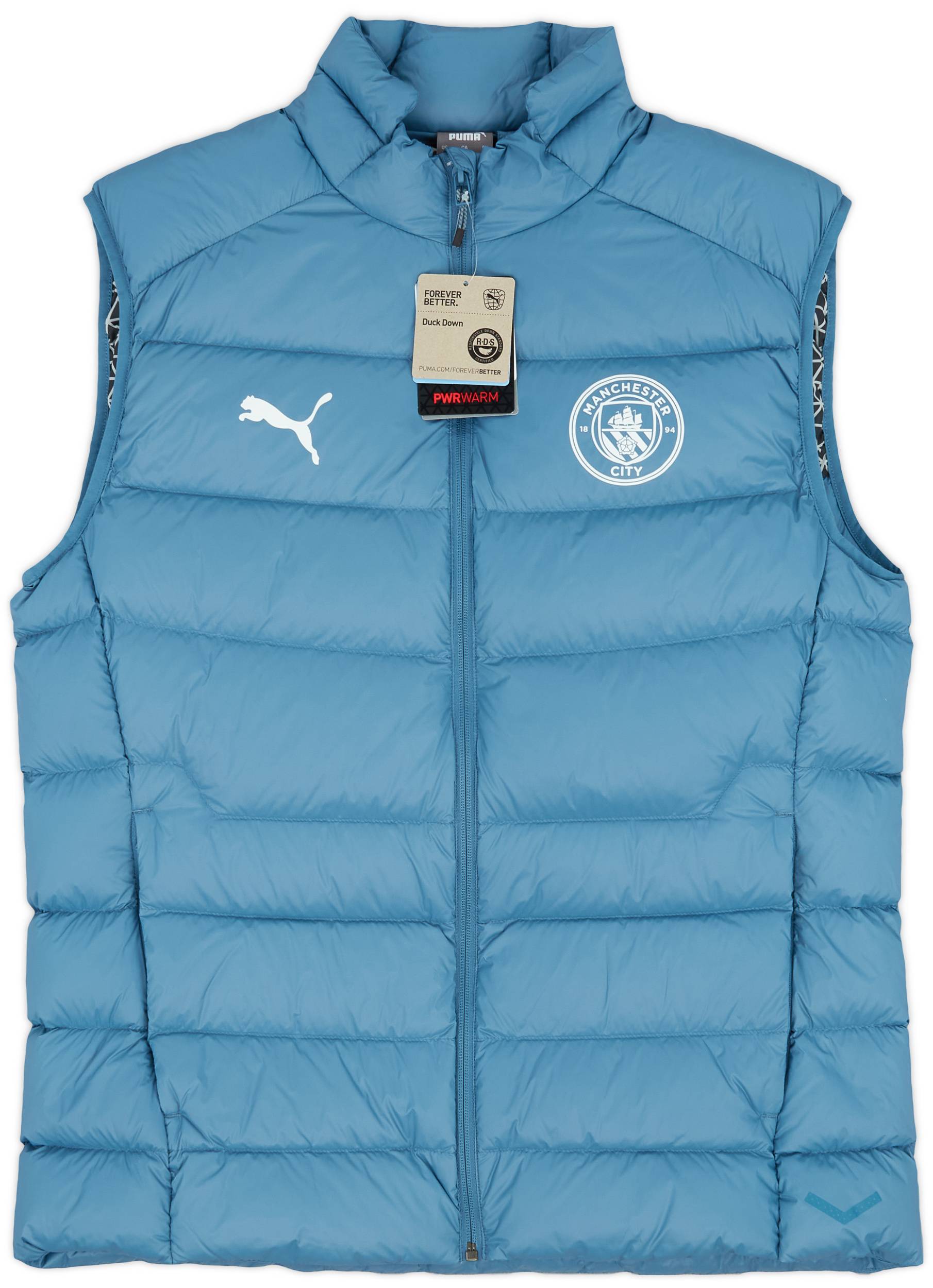 2022-23 Manchester City Puma Casuals Padded Gilet