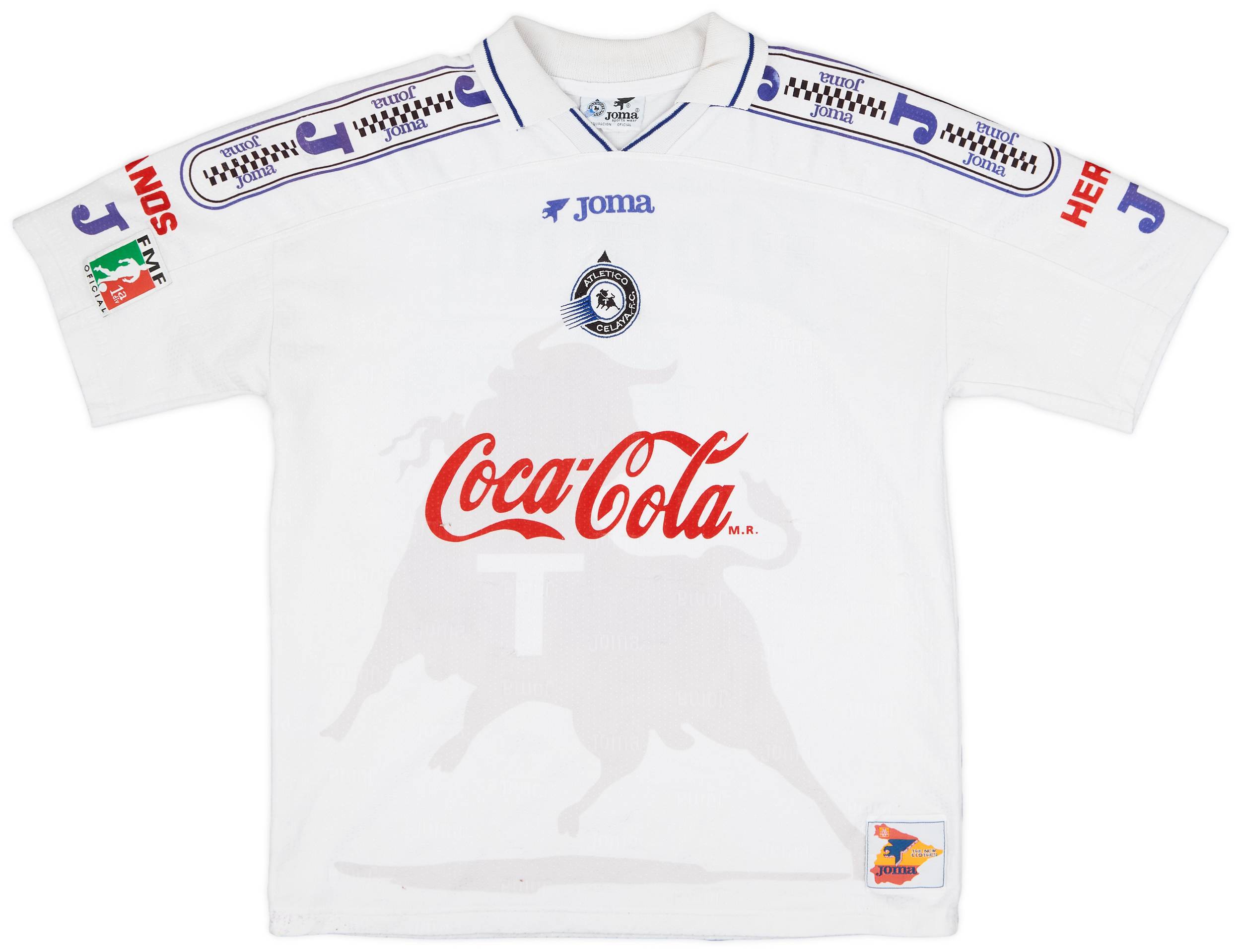 1997-98 Atletico Celaya Home Shirt #400 - 8/10 - (L)