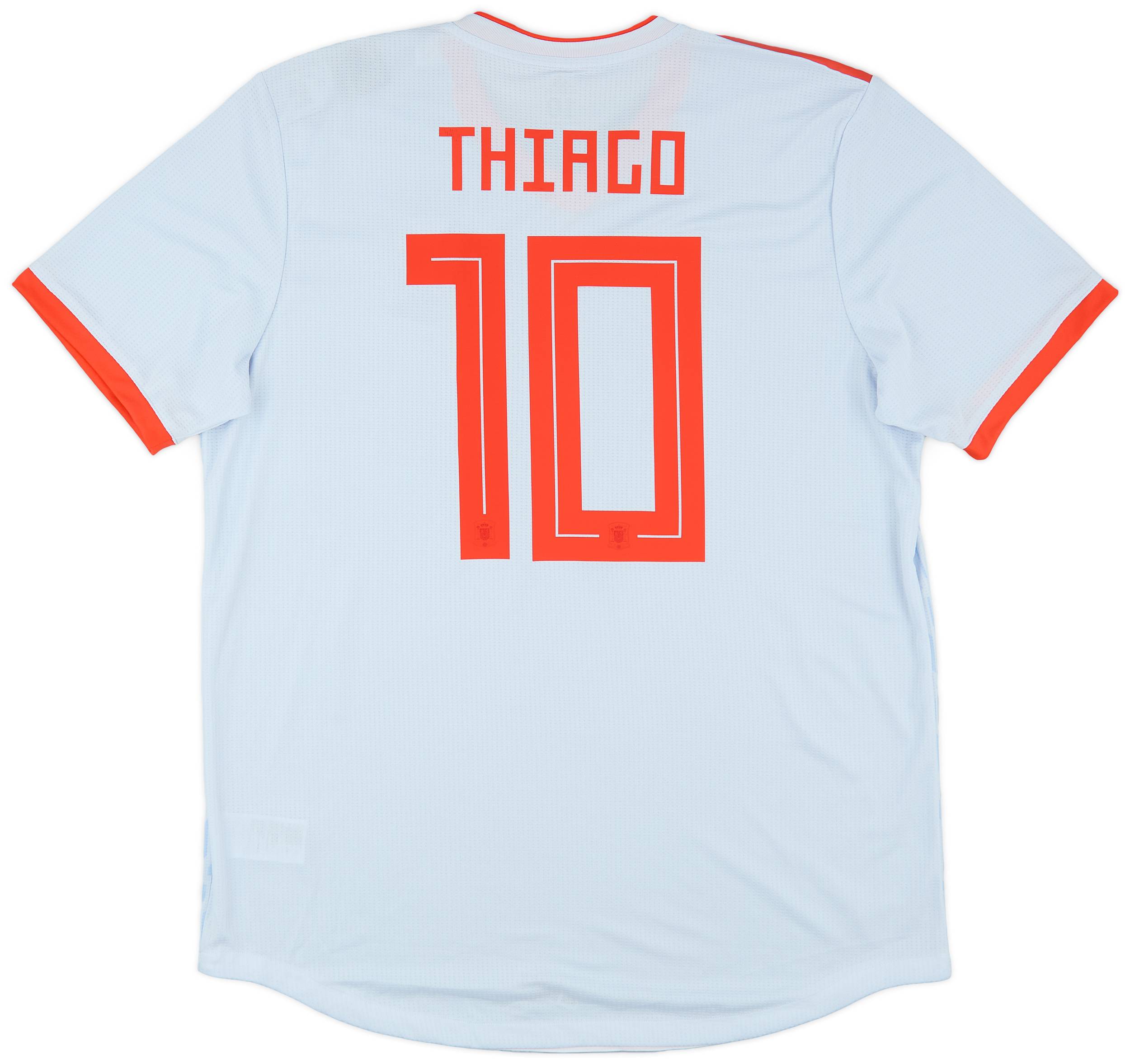 2018-19 Spain Away Shirt Thiago #10 (XL)