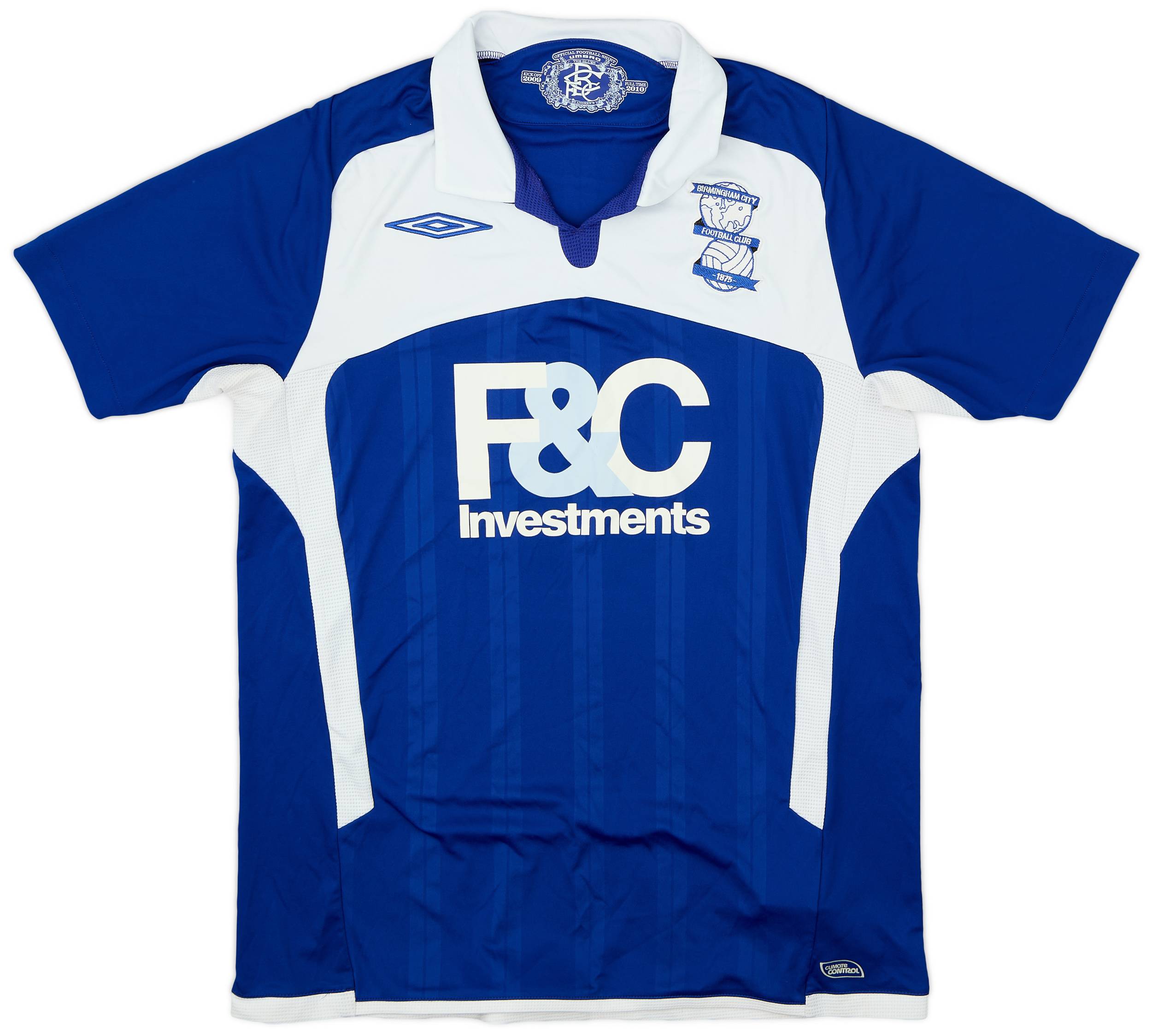 2009-10 Birmingham Home Shirt - 8/10 - (M)