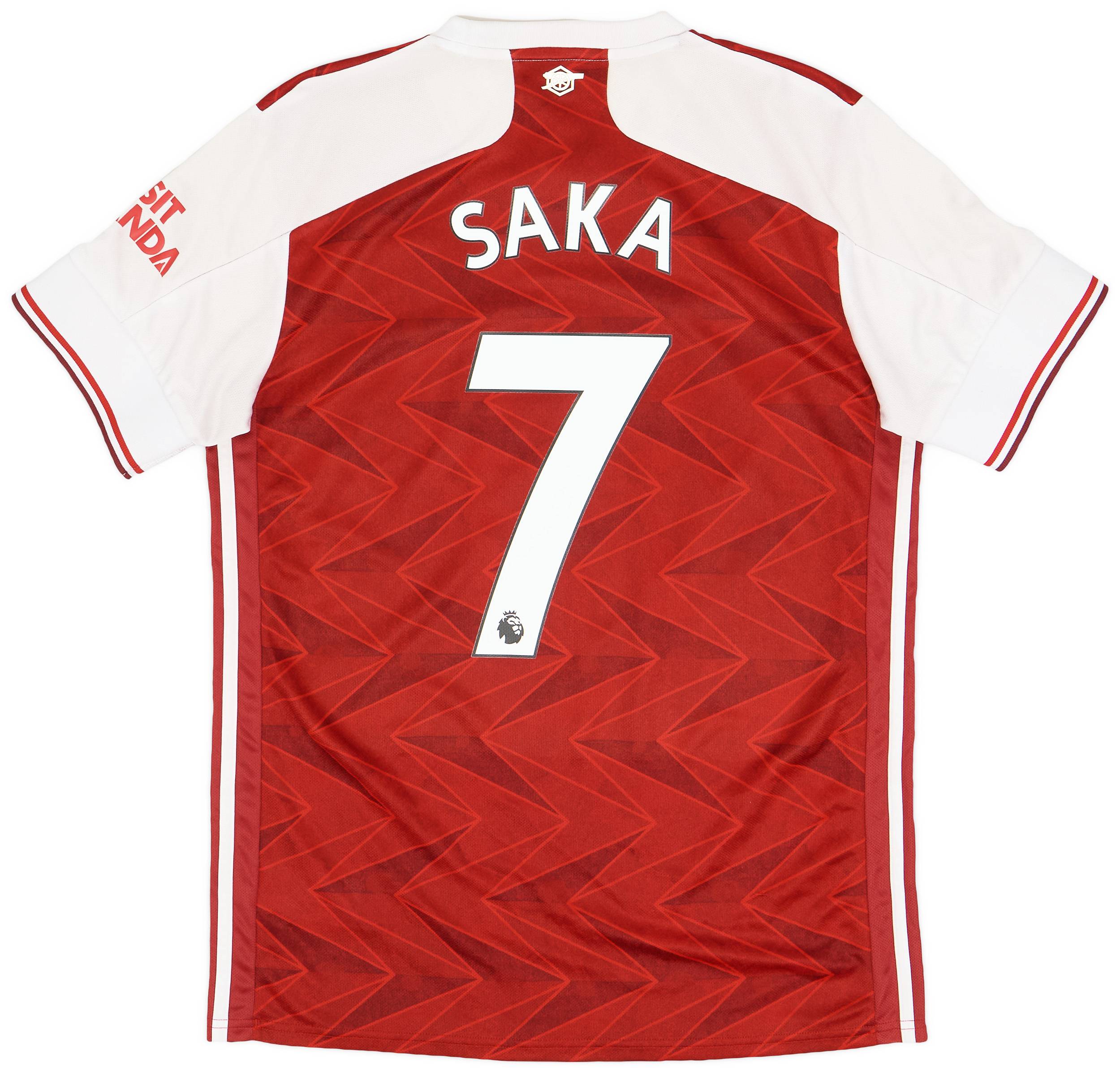 2020-21 Arsenal Home Shirt Saka #7 - 6/10 - (M)