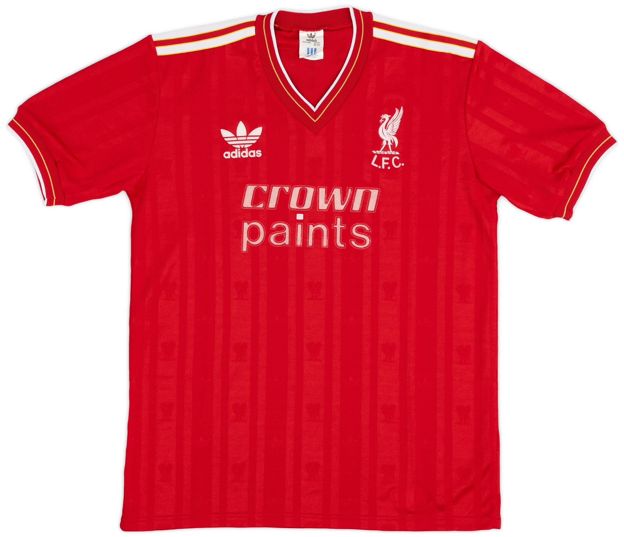 1985 87 Liverpool Home Shirt 7 10 M