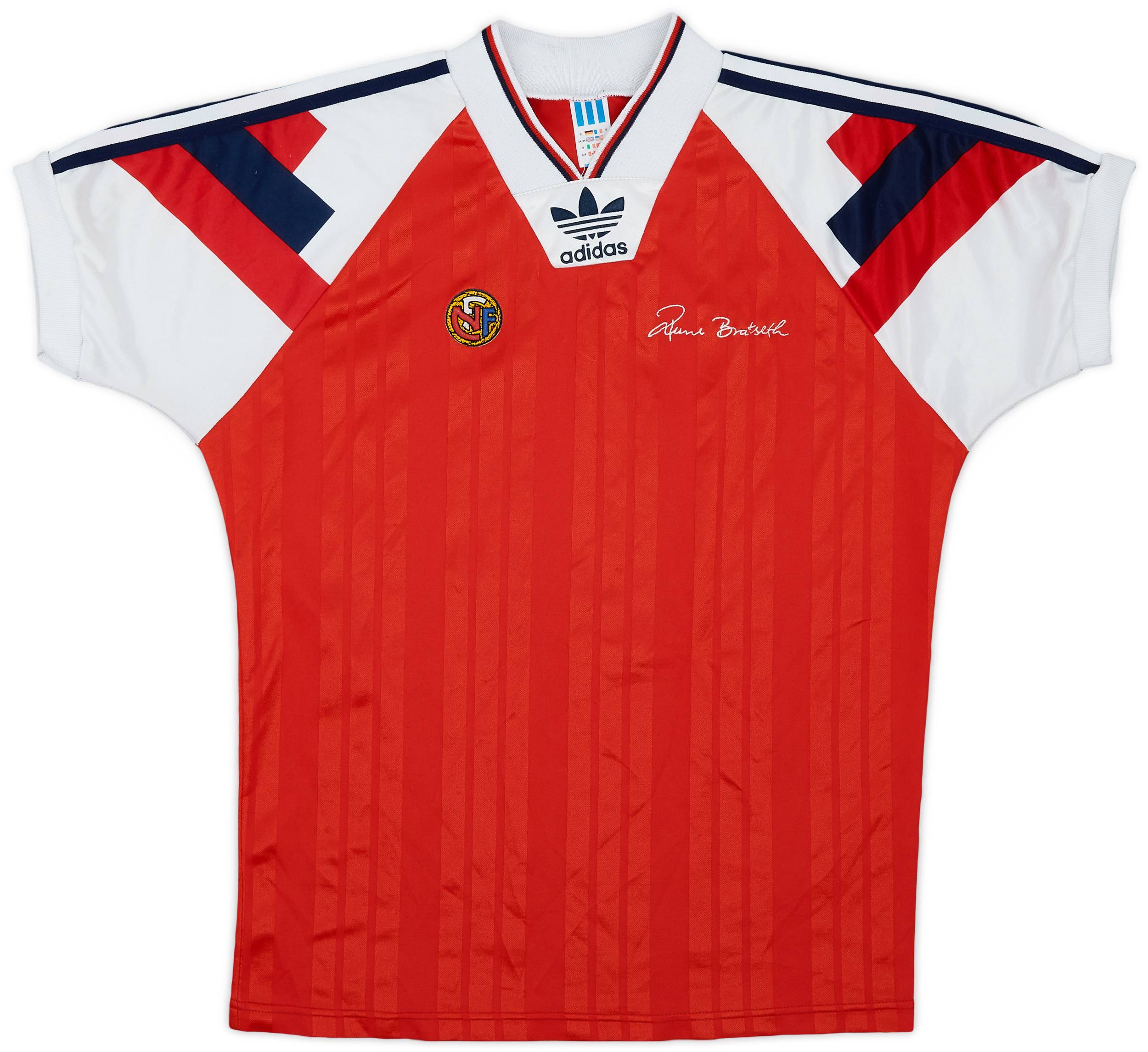 1992-94 Norway Home Shirt #4 - 5/10 - (S)