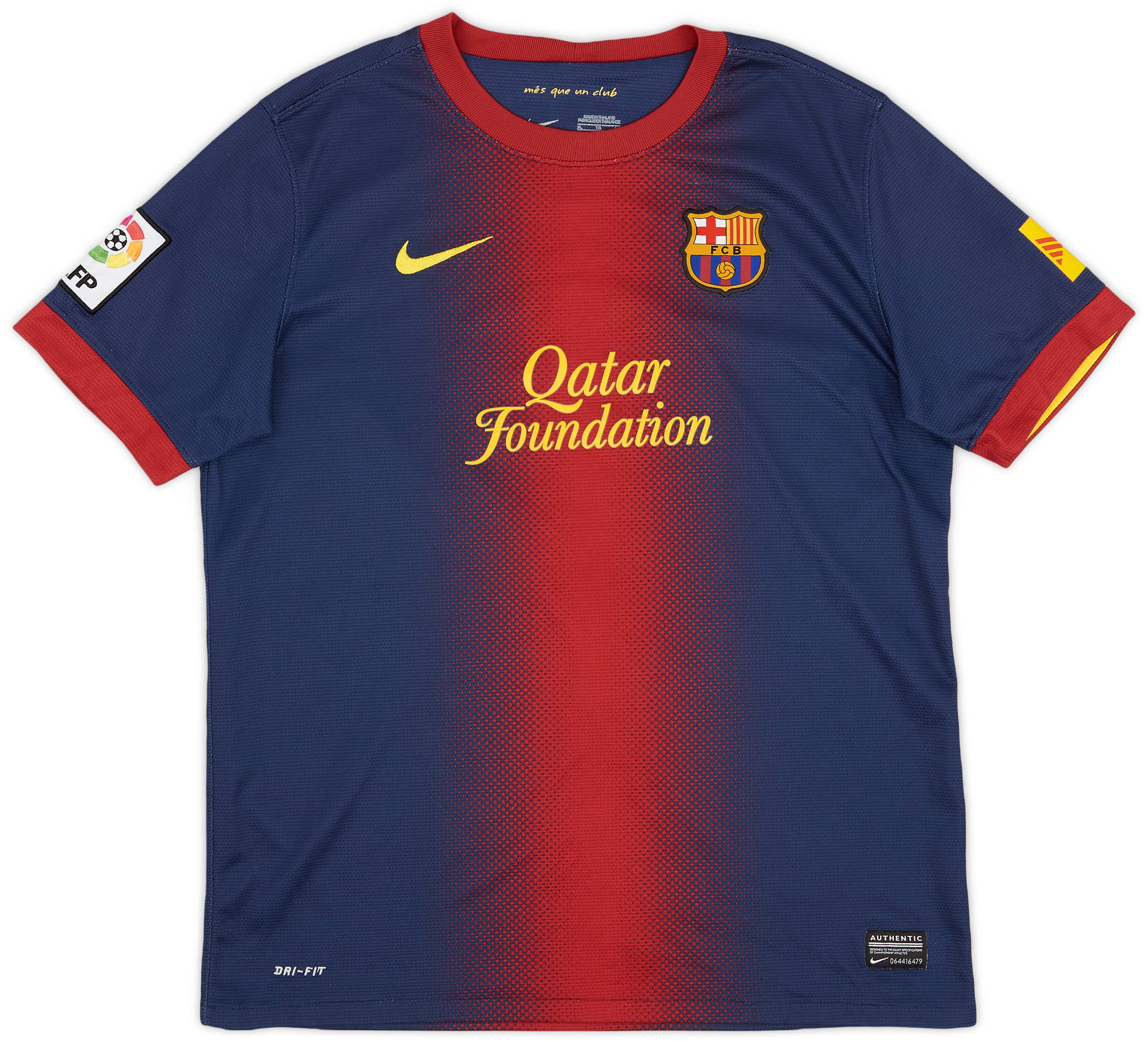 2012-13 Barcelona Home Shirt - 9/10 - (XL.Boys)