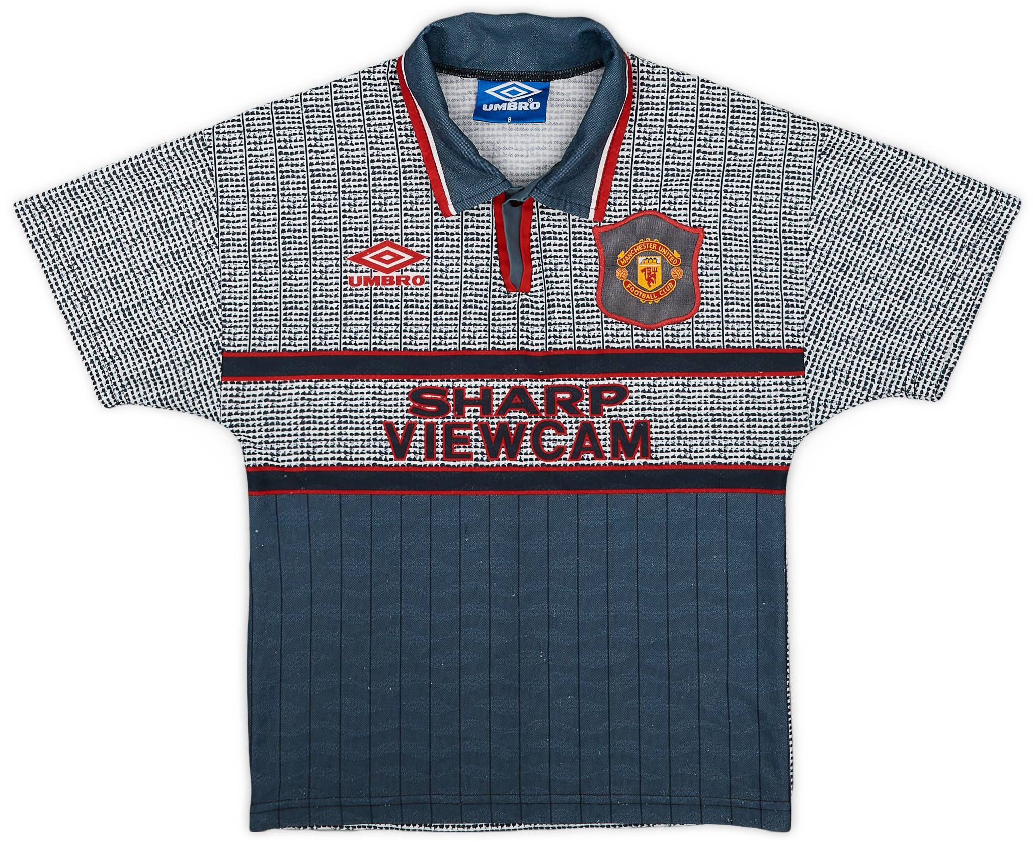 1995-96 Manchester United Away Shirt - 8/10 - (S.Boys)