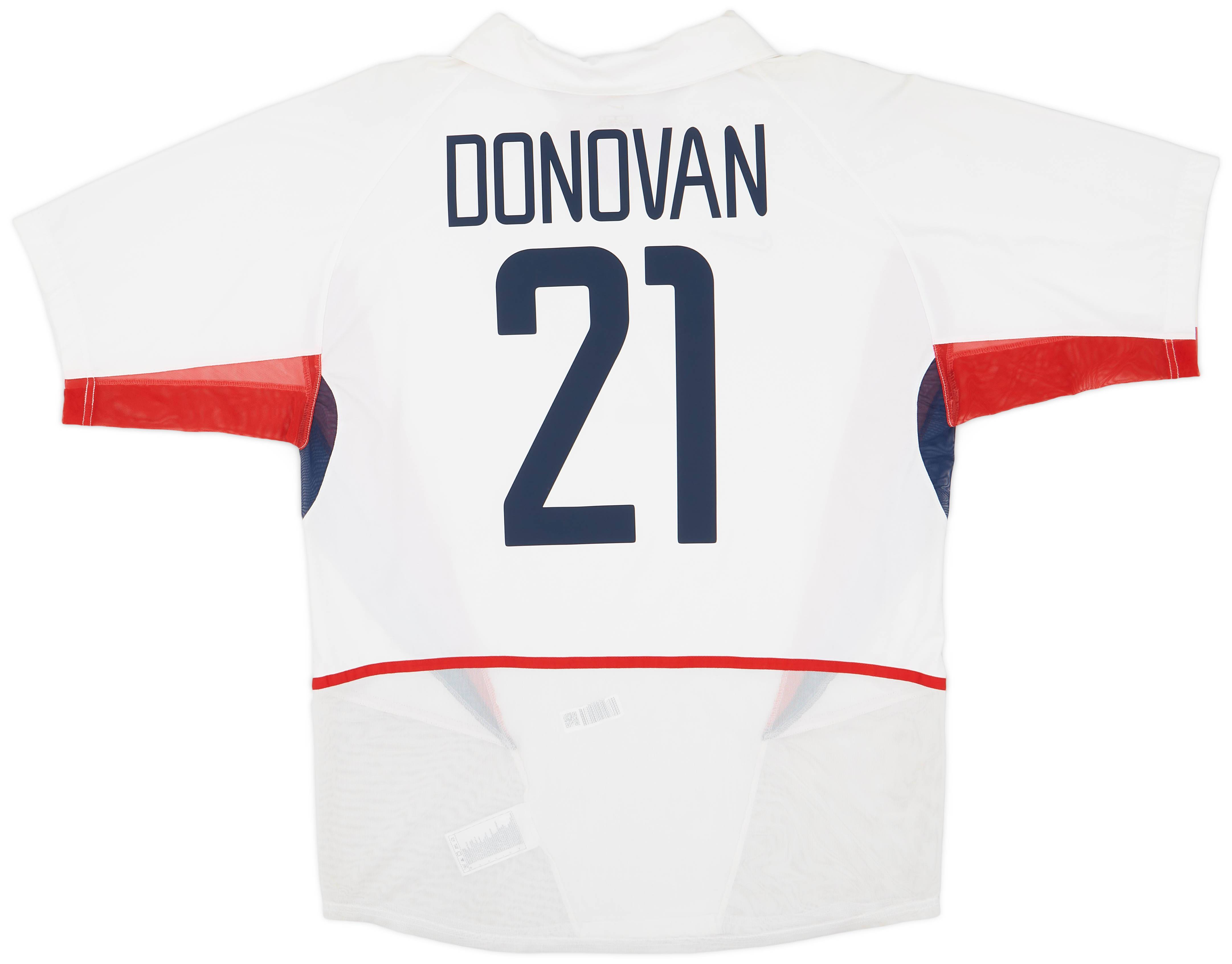 2002-03 USA Authentic Home Shirt Donovan #21 - 8/10 - (M)