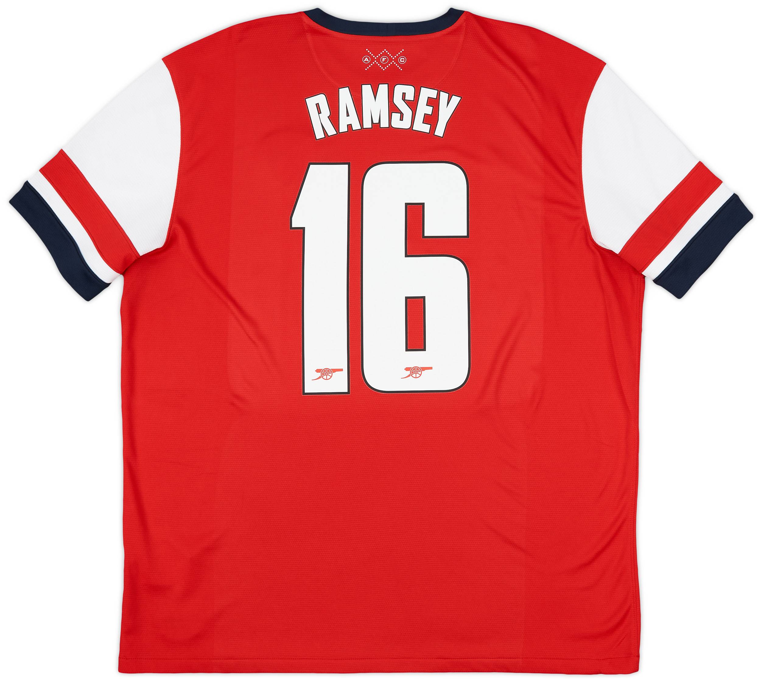 2012-14 Arsenal Home Shirt Ramsey #16 - 8/10 - (XXL)