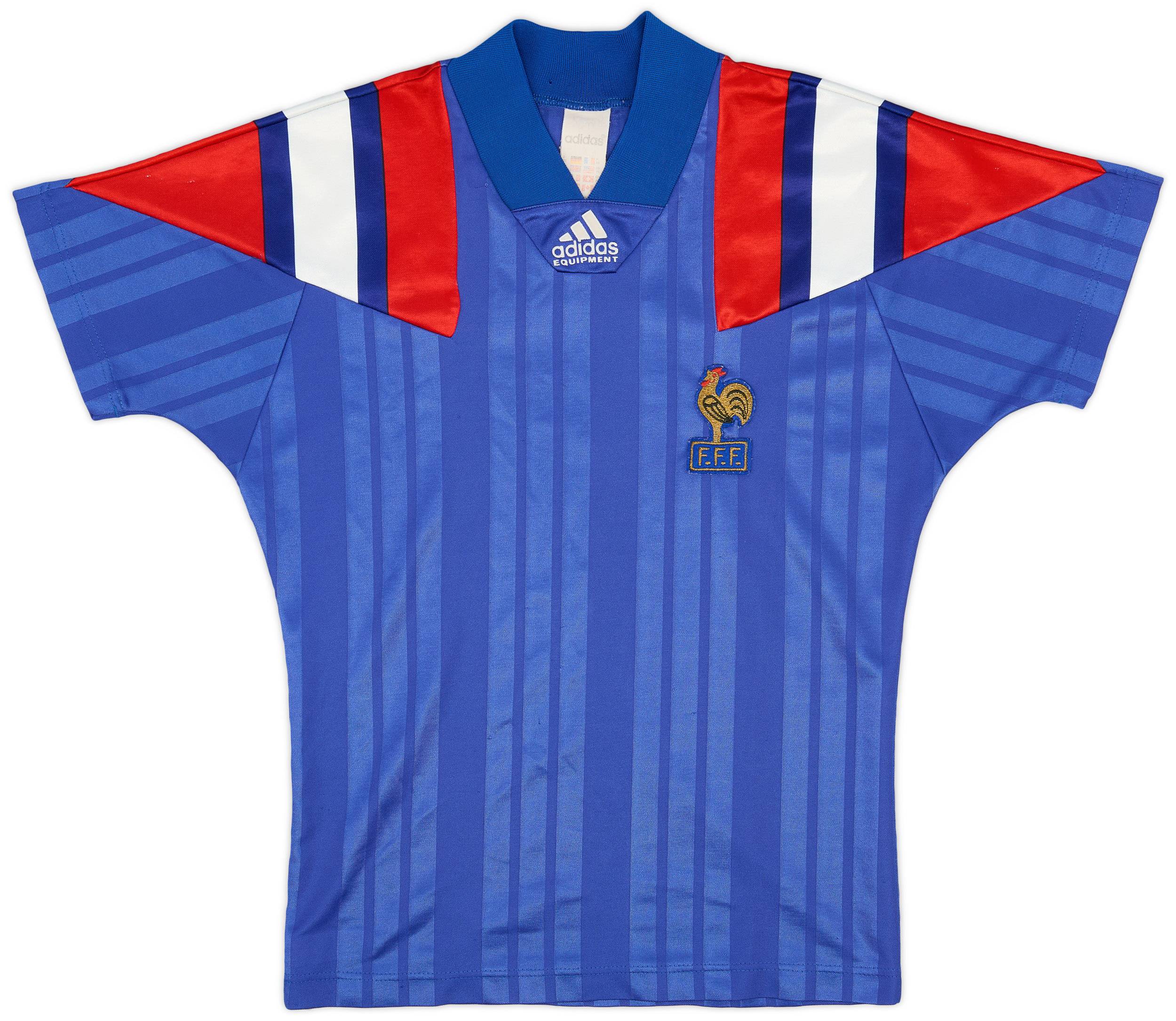 1992-94 France Home Shirt - 6/10 - (XS)