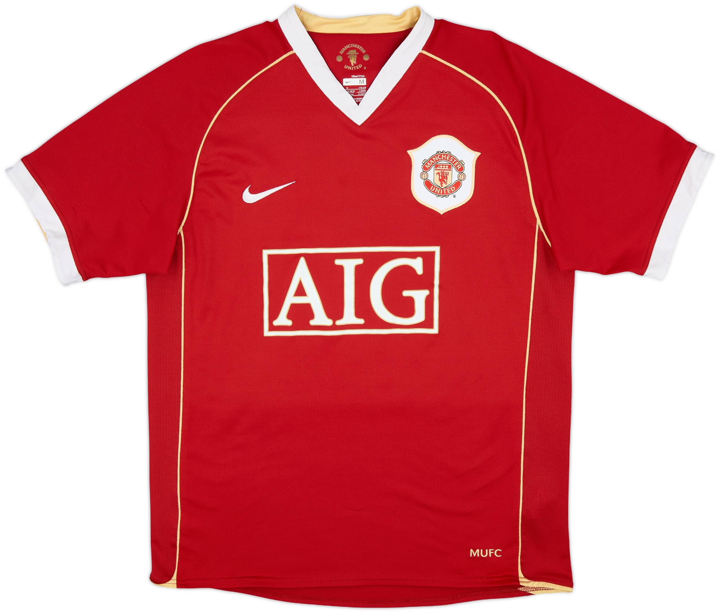 2006-07 Manchester United Home Shirt J.S Park #13 - 8/10 - (M)