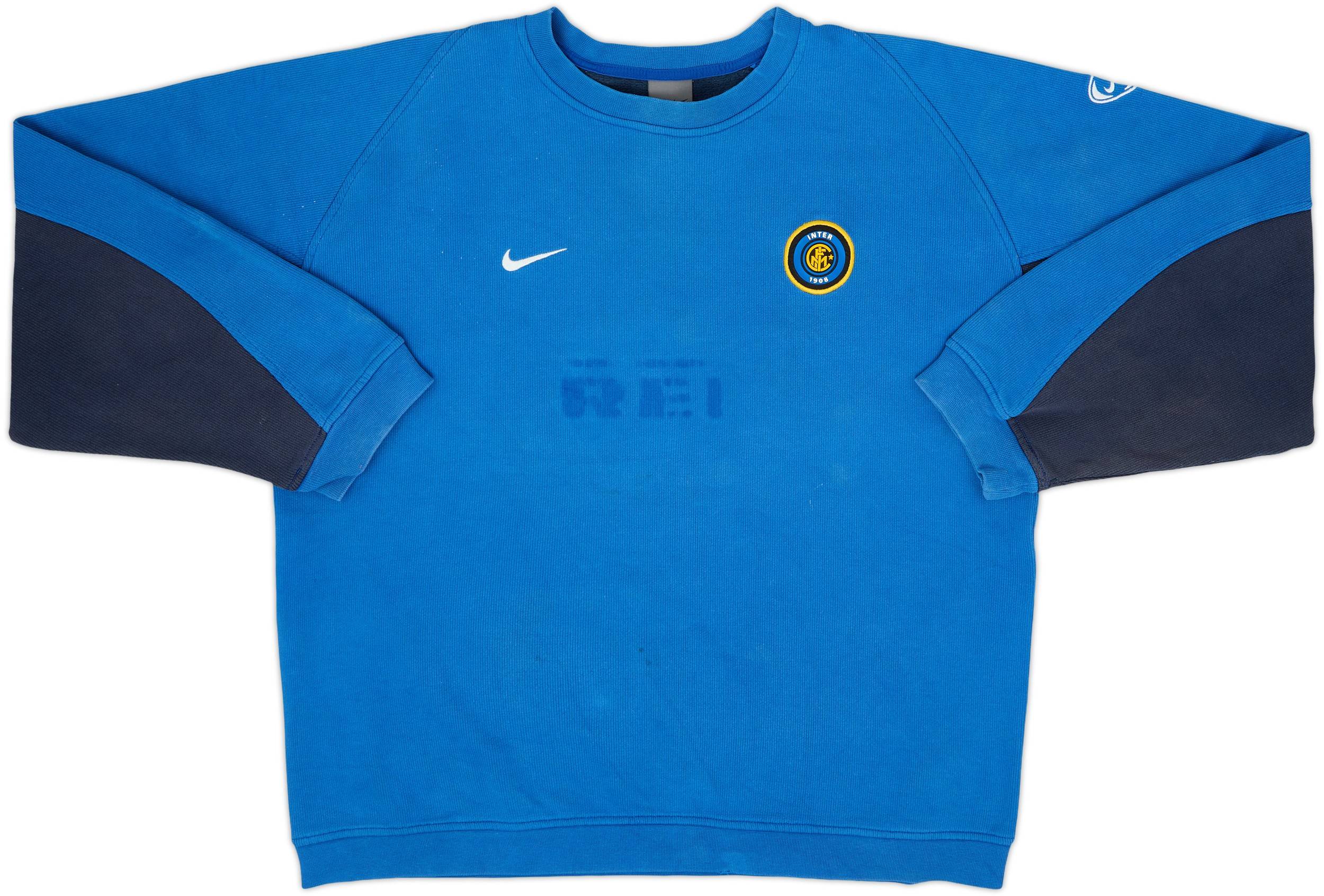 2003-04 Inter Milan Nike Sweat Top - 4/10 - (L)