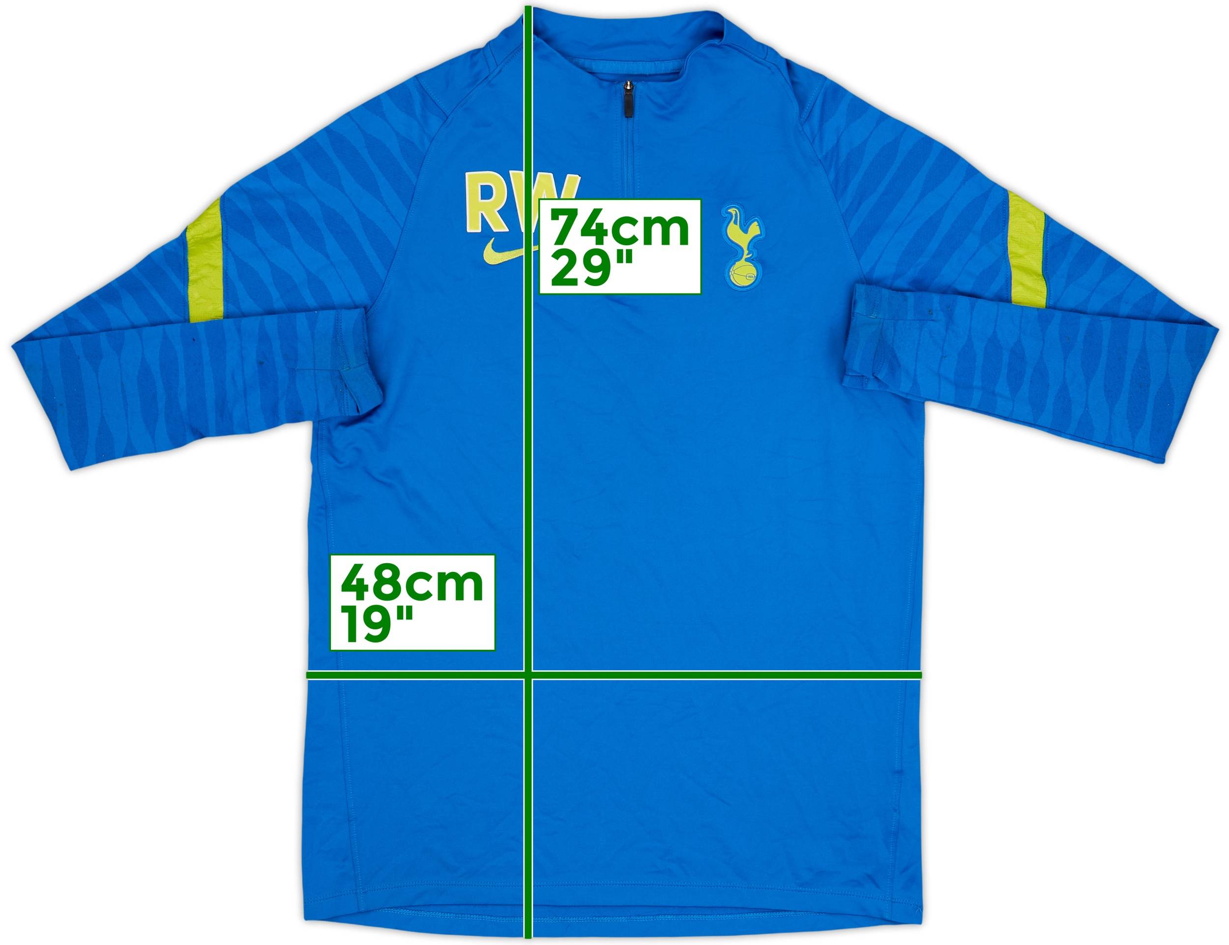 2021-22 Tottenham Staff Issue Nike 1/4 Zip Drill Top RW - 6/10 - (M)