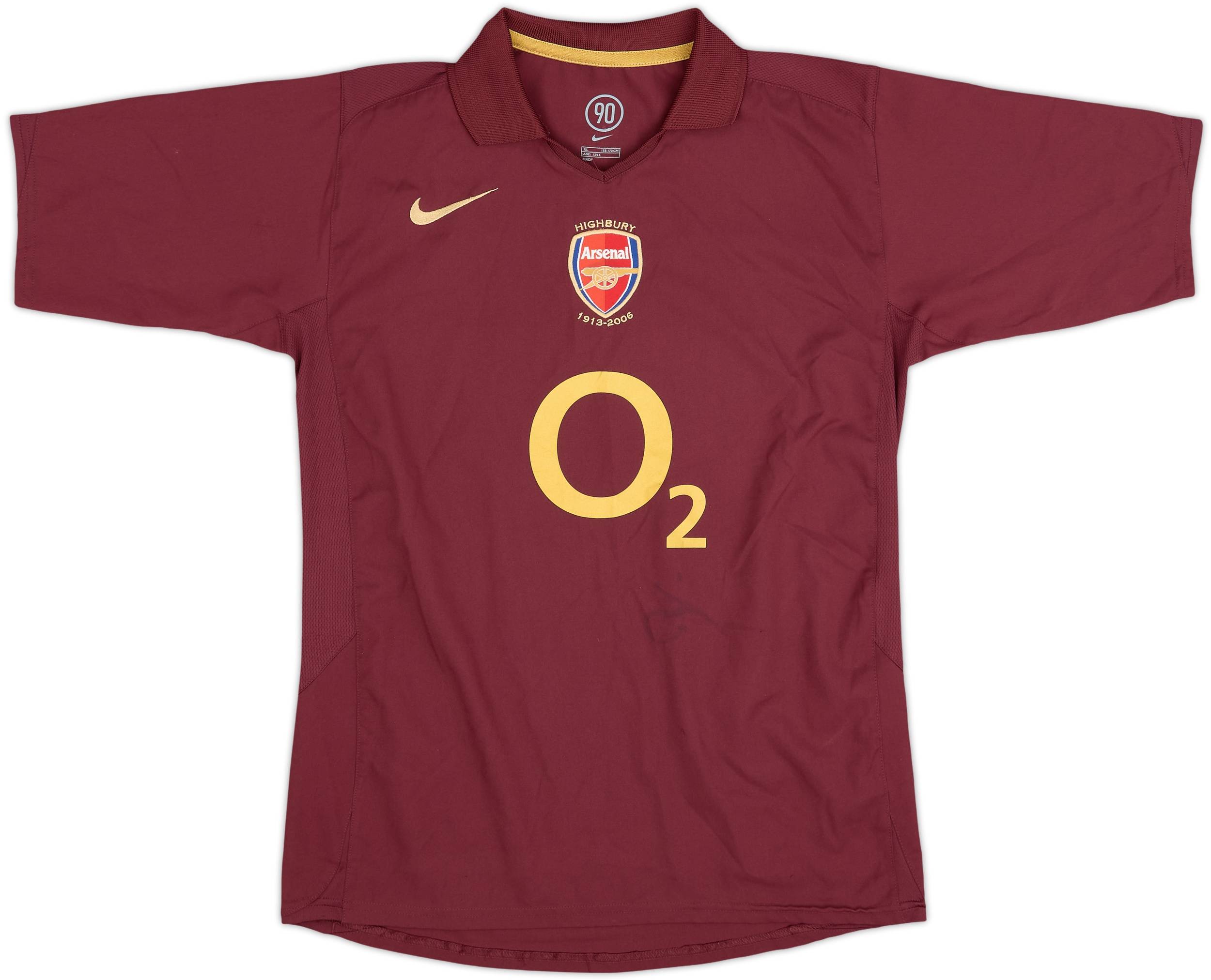 2005-06 Arsenal Home Shirt Henry #14 - 7/10 - (XL.Boys)