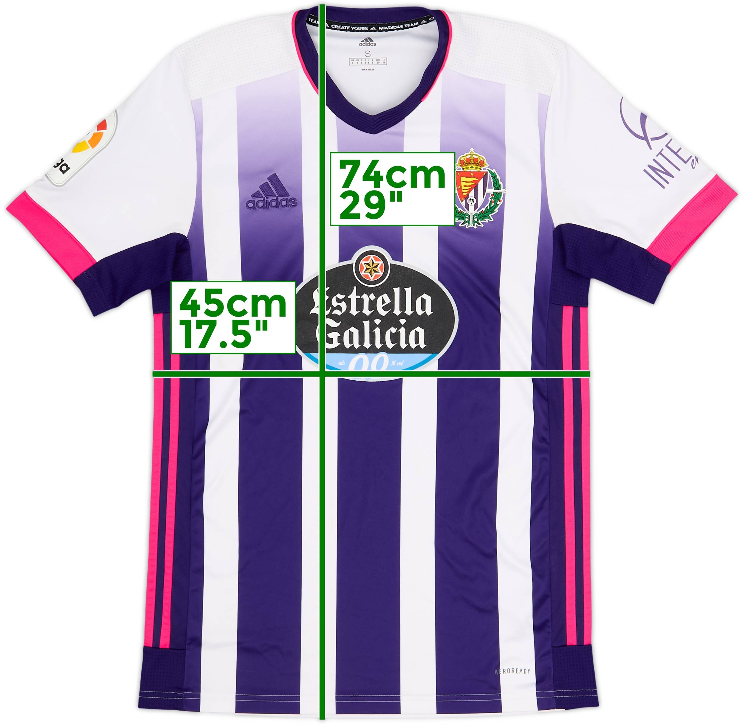 2020-21 Real Valladolid Home Shirt - 8/10 - (S)