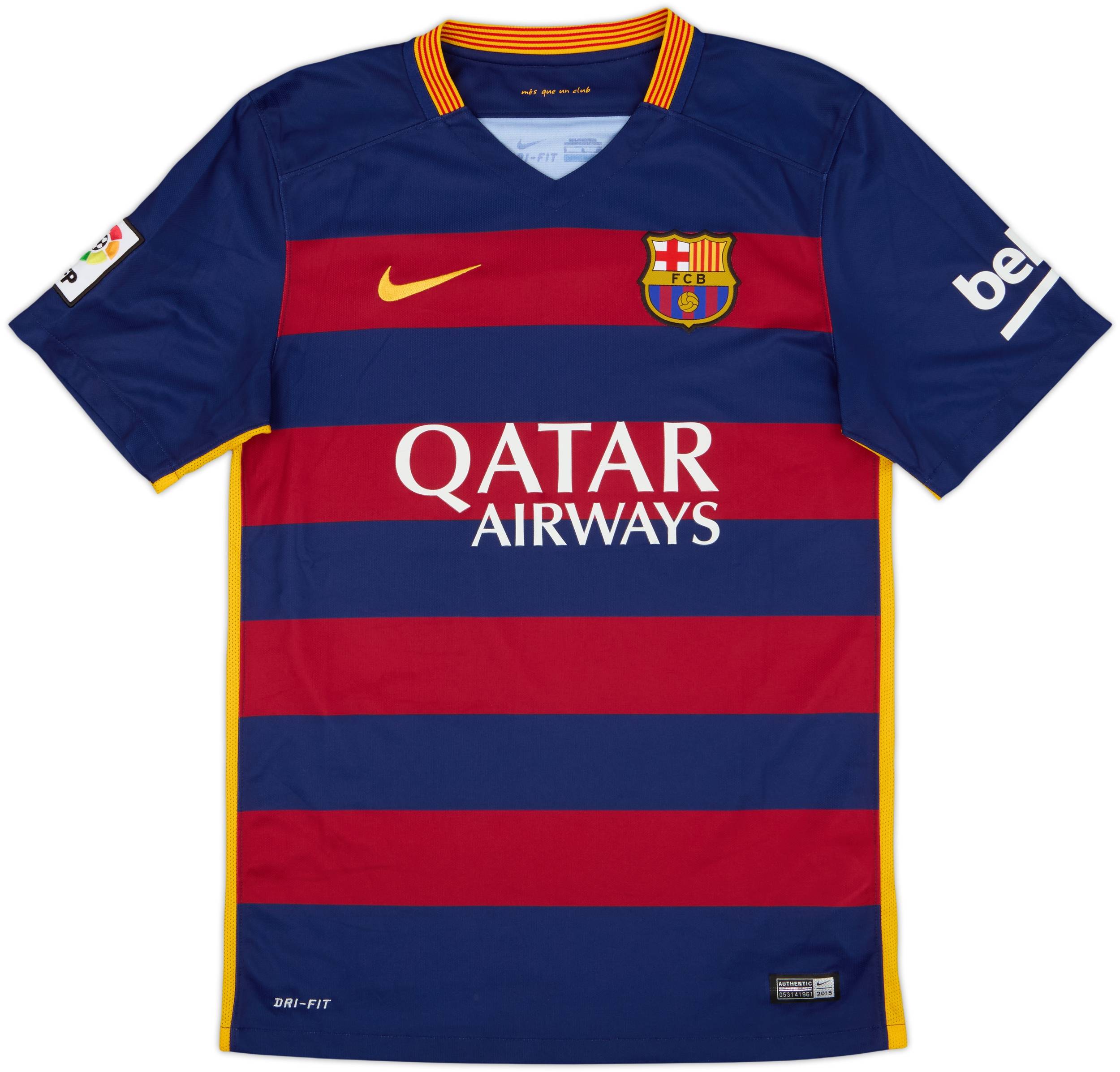 2015-16 Barcelona Home Shirt A.Iniesta #8 - 7/10 - (S)