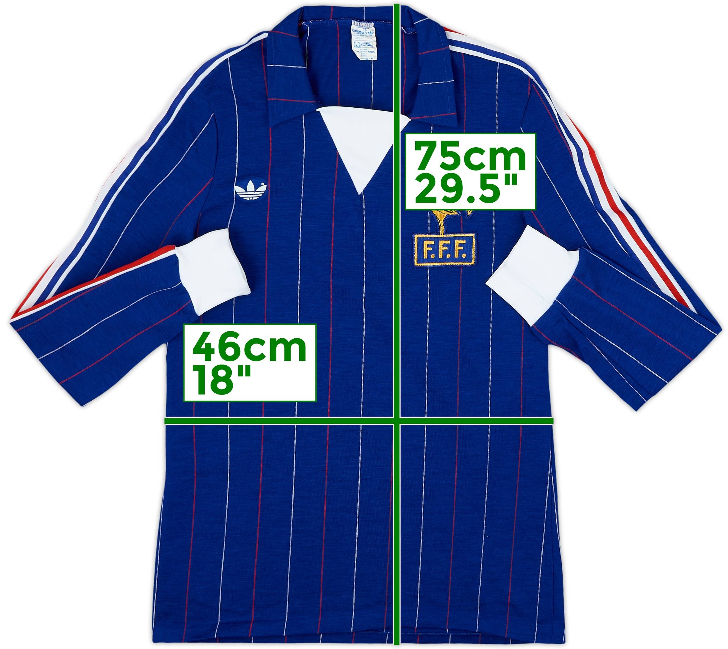 1980-82 France Home L/S Shirt - 10/10 - (M)