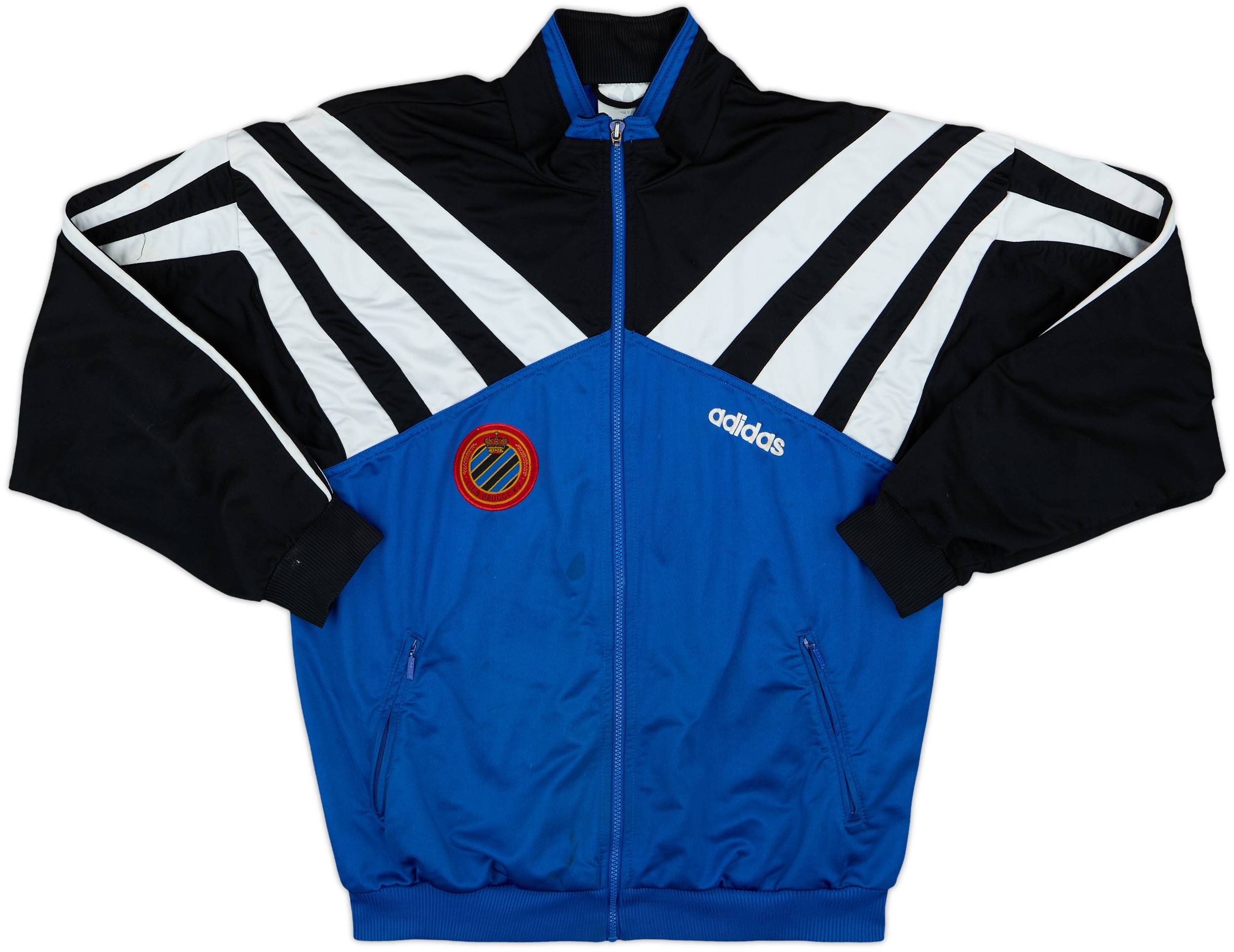 1995-96 Club Brugge adidas Track Jacket - 6/10 - (XL)