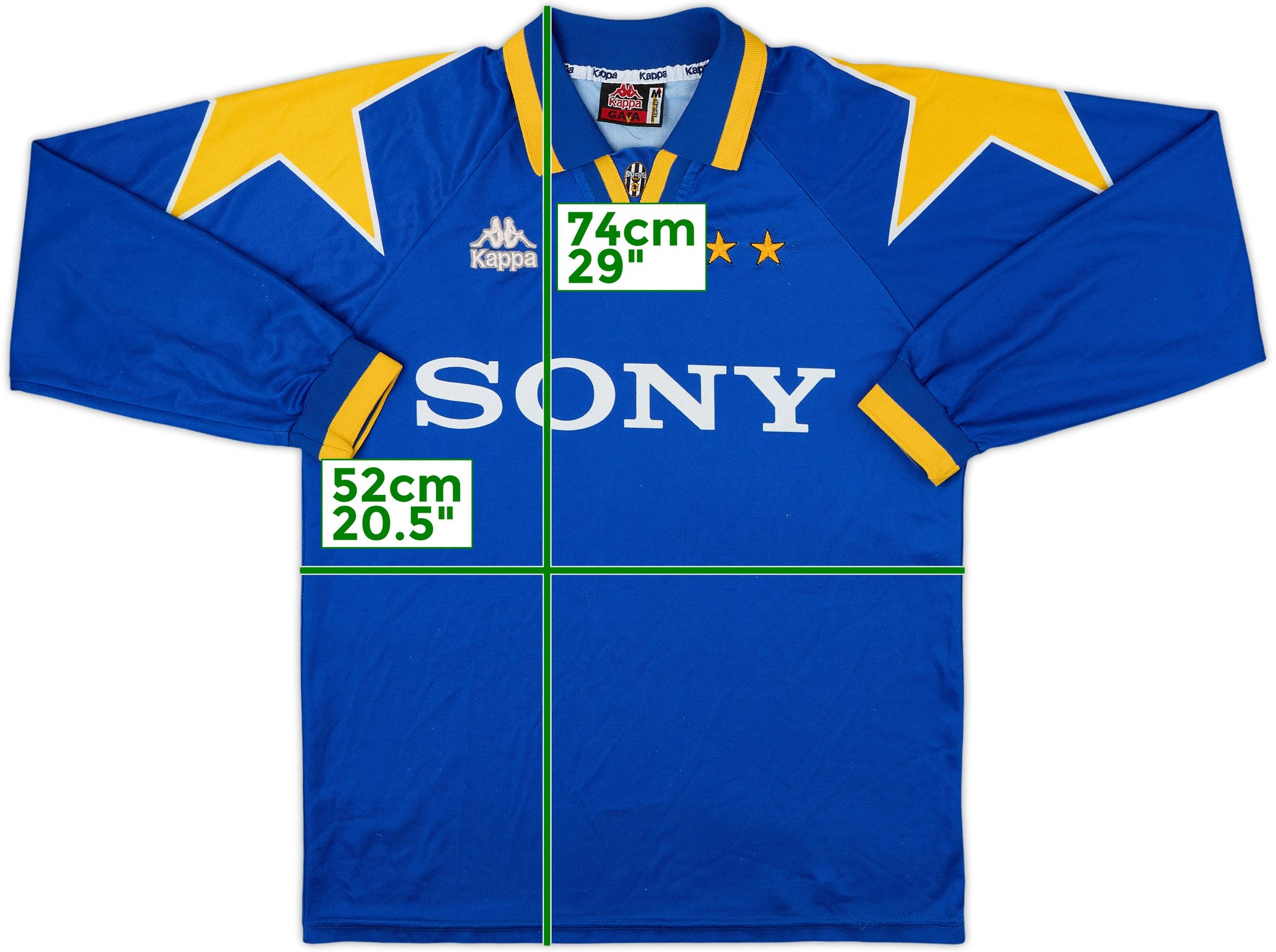 1995-96 Juventus Away L/S Shirt - 8/10 - (M)