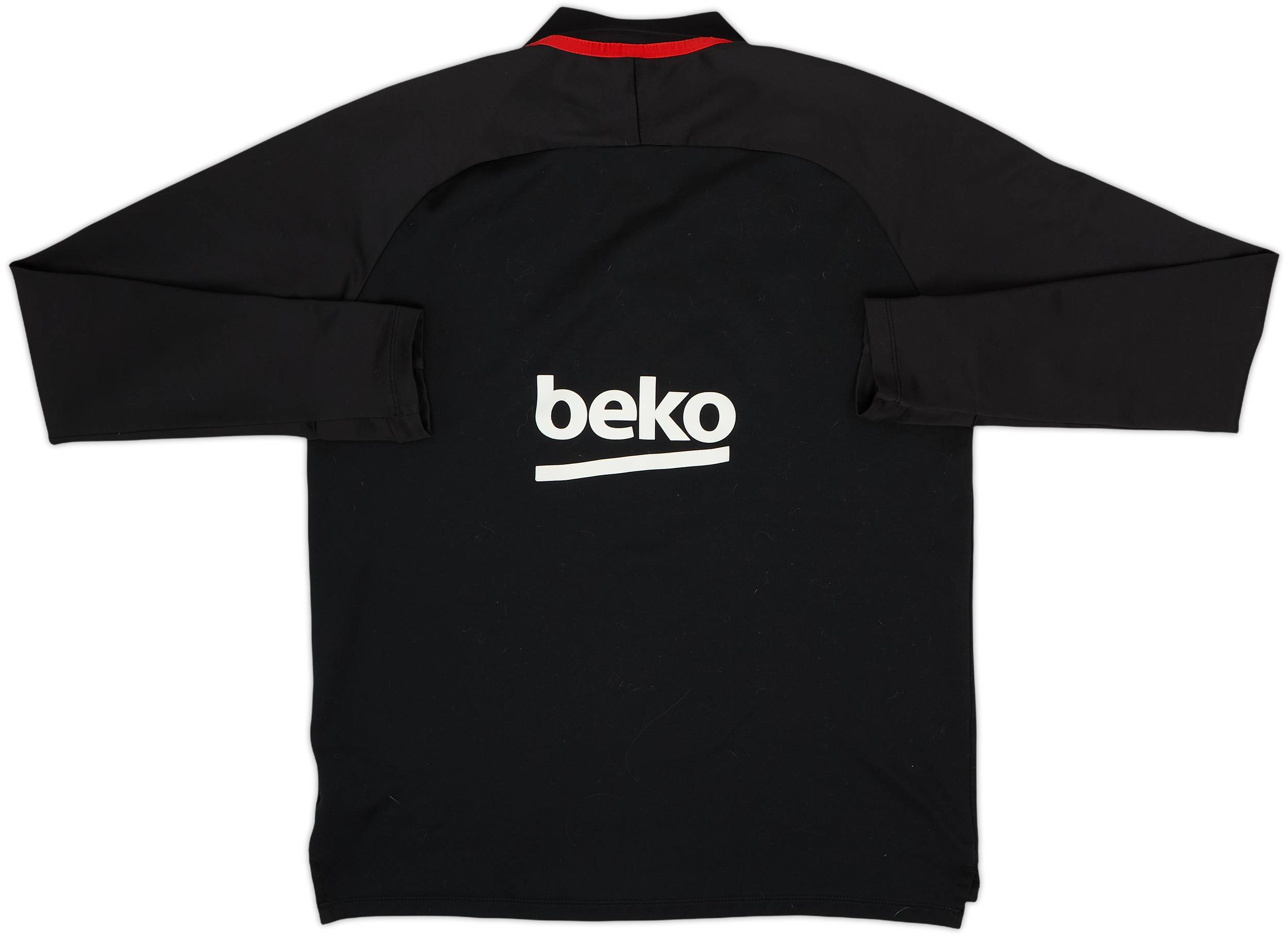 2017-18 Barcelona Nike 1/4 Zip Training Top - 8/10 - (M)