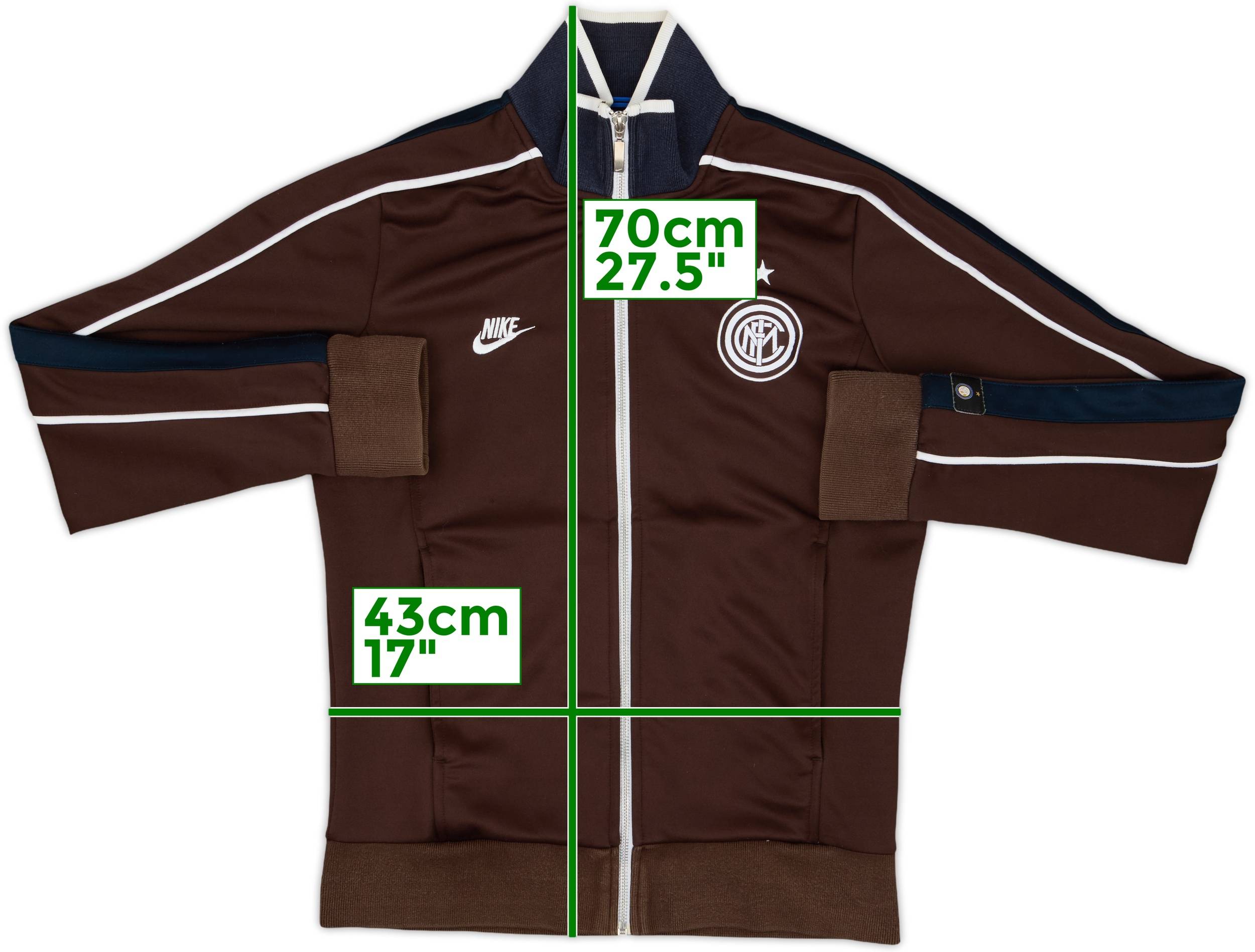 2008-09 Inter Milan Nike Track Jacket - 7/10 - (S)
