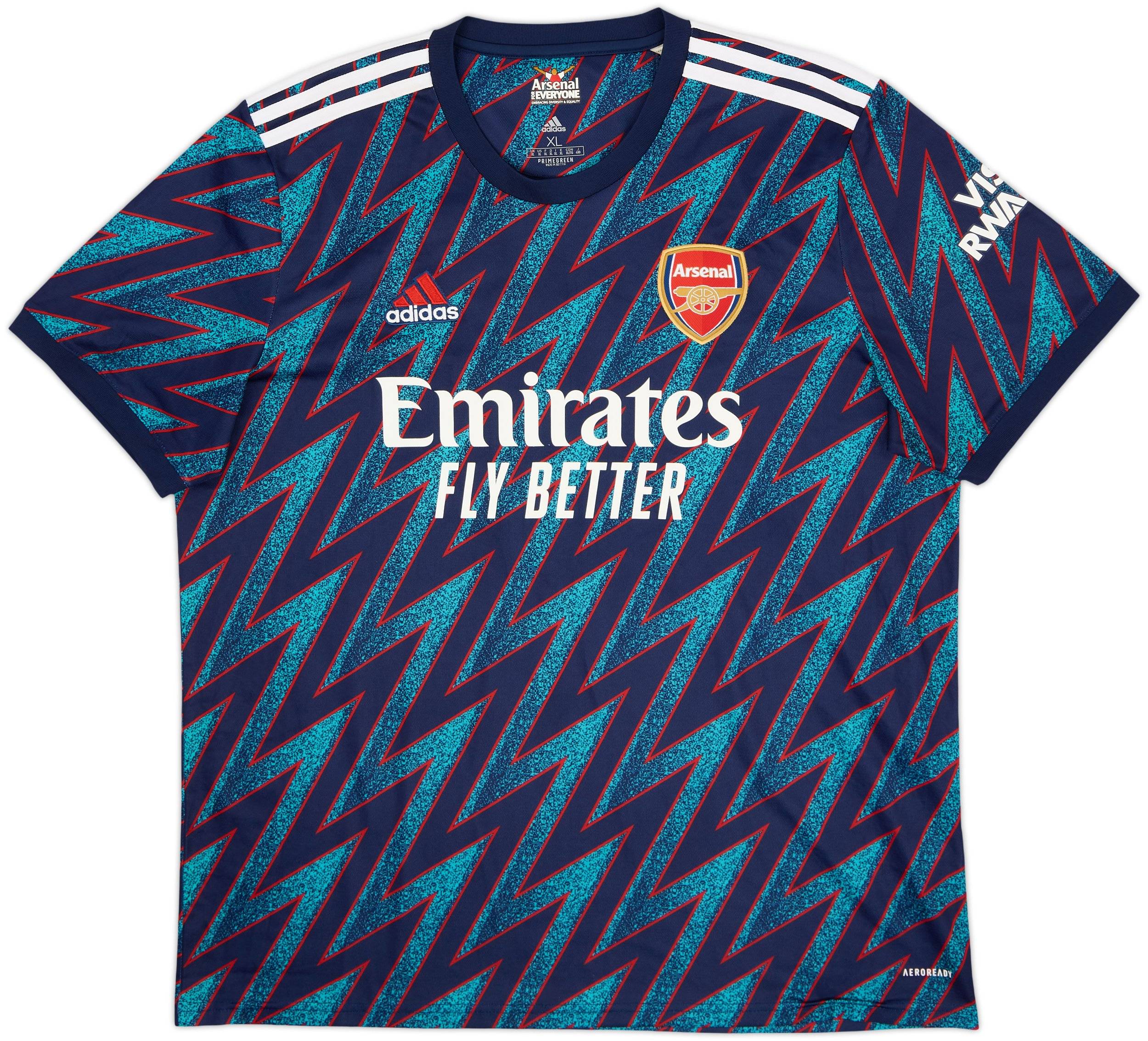 2021-22 Arsenal Third Shirt Saka #7 - 8/10 - (XL)