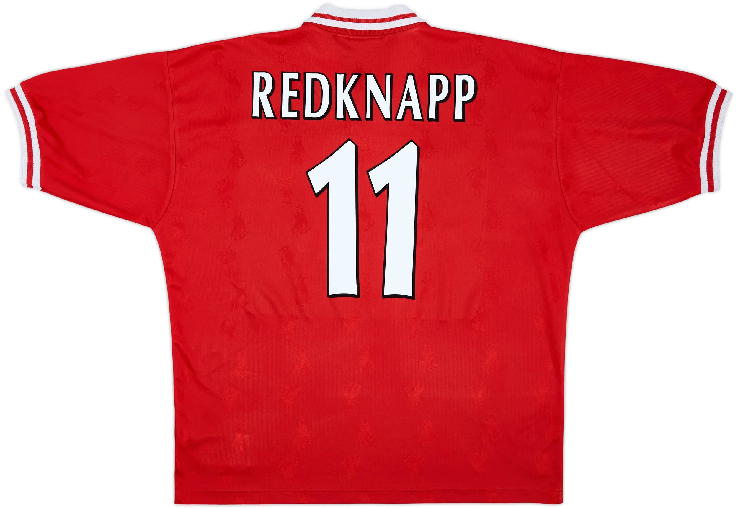 1996-98 Liverpool Home Shirt Redknapp #11 - 8/10 - (XL)