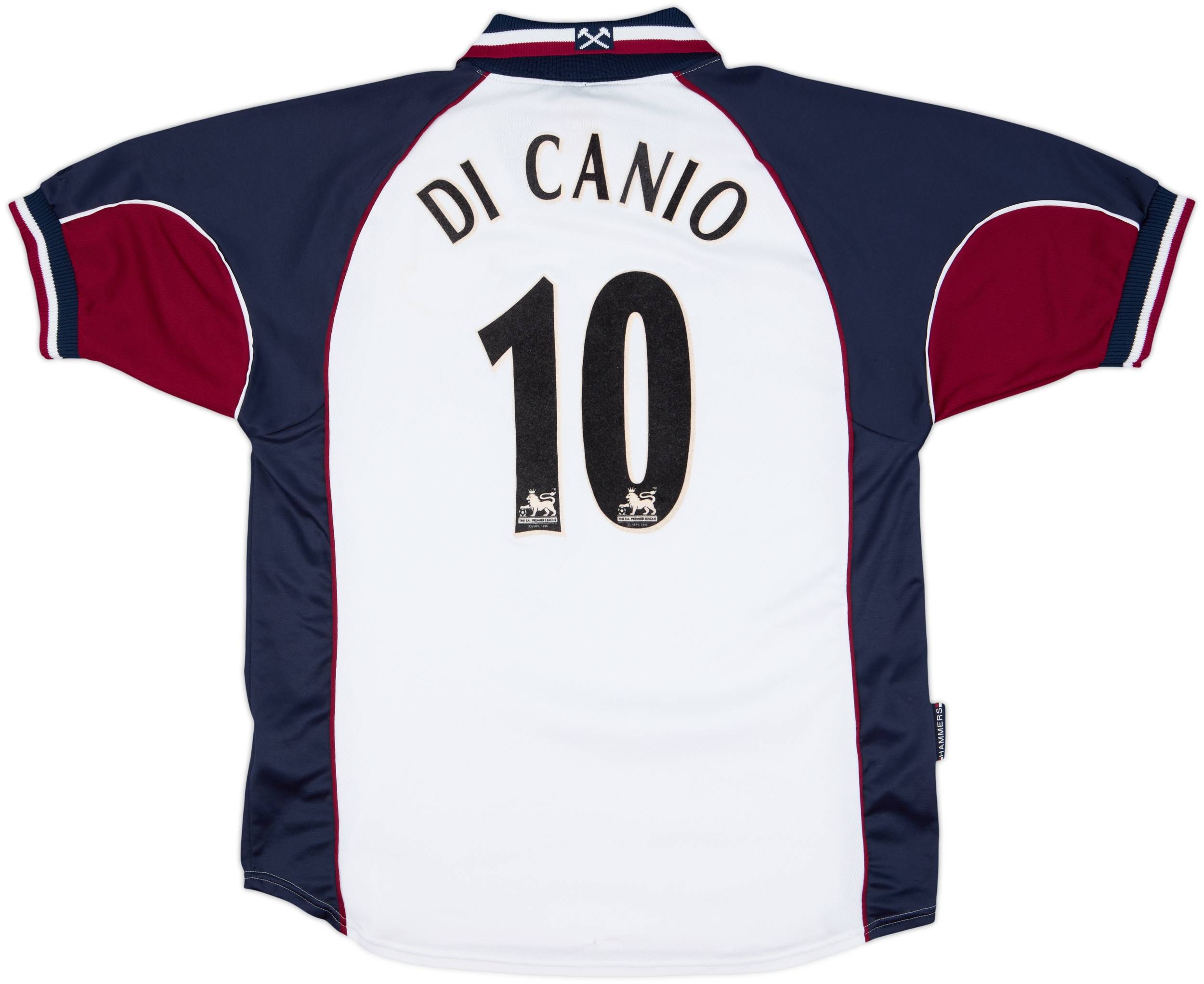 1999-01 West Ham Away Shirt Di Canio #10 - 5/10 - (XL)