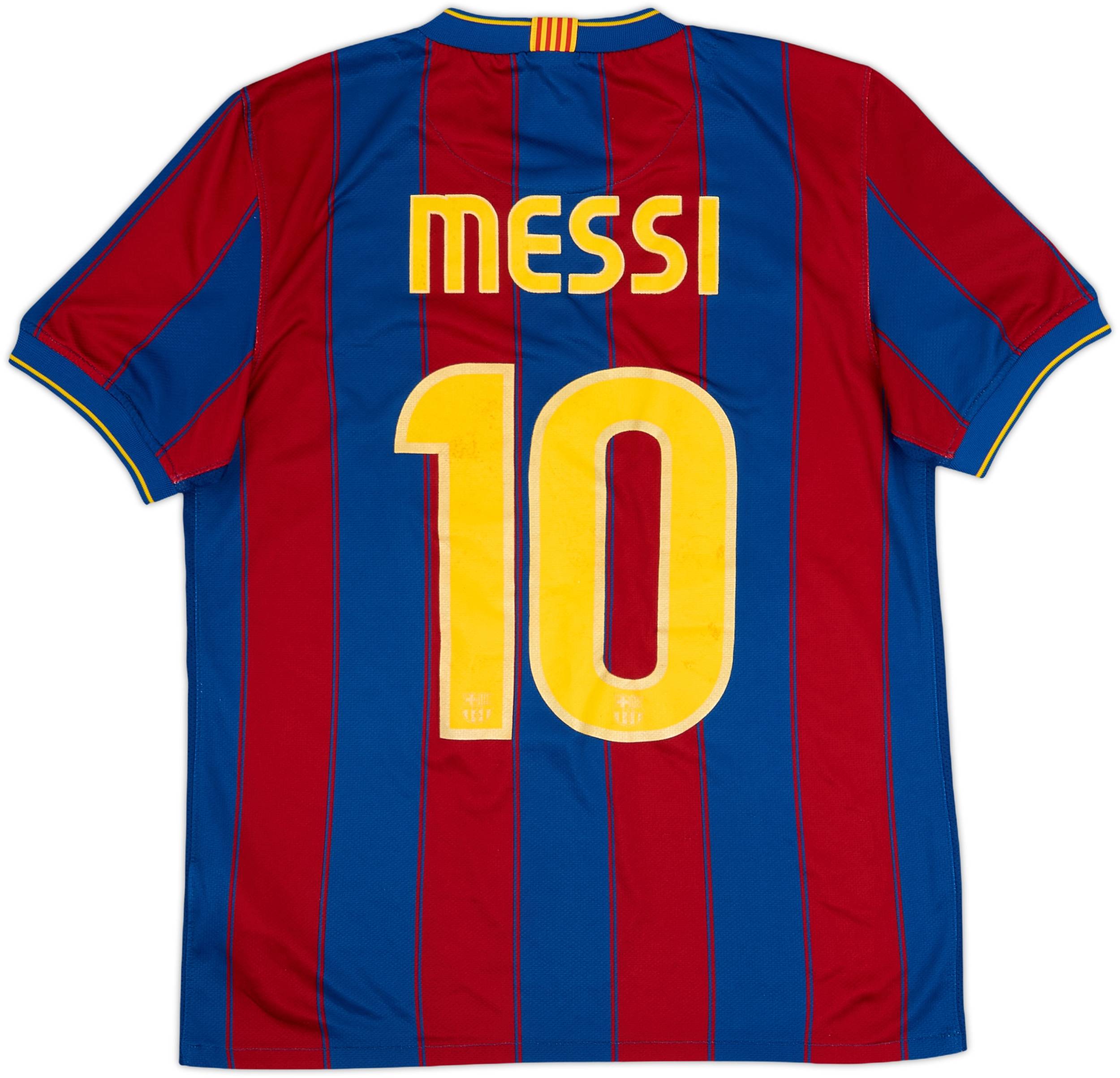 2009-10 Barcelona Home Shirt Messi #10 - 6/10 - (S)