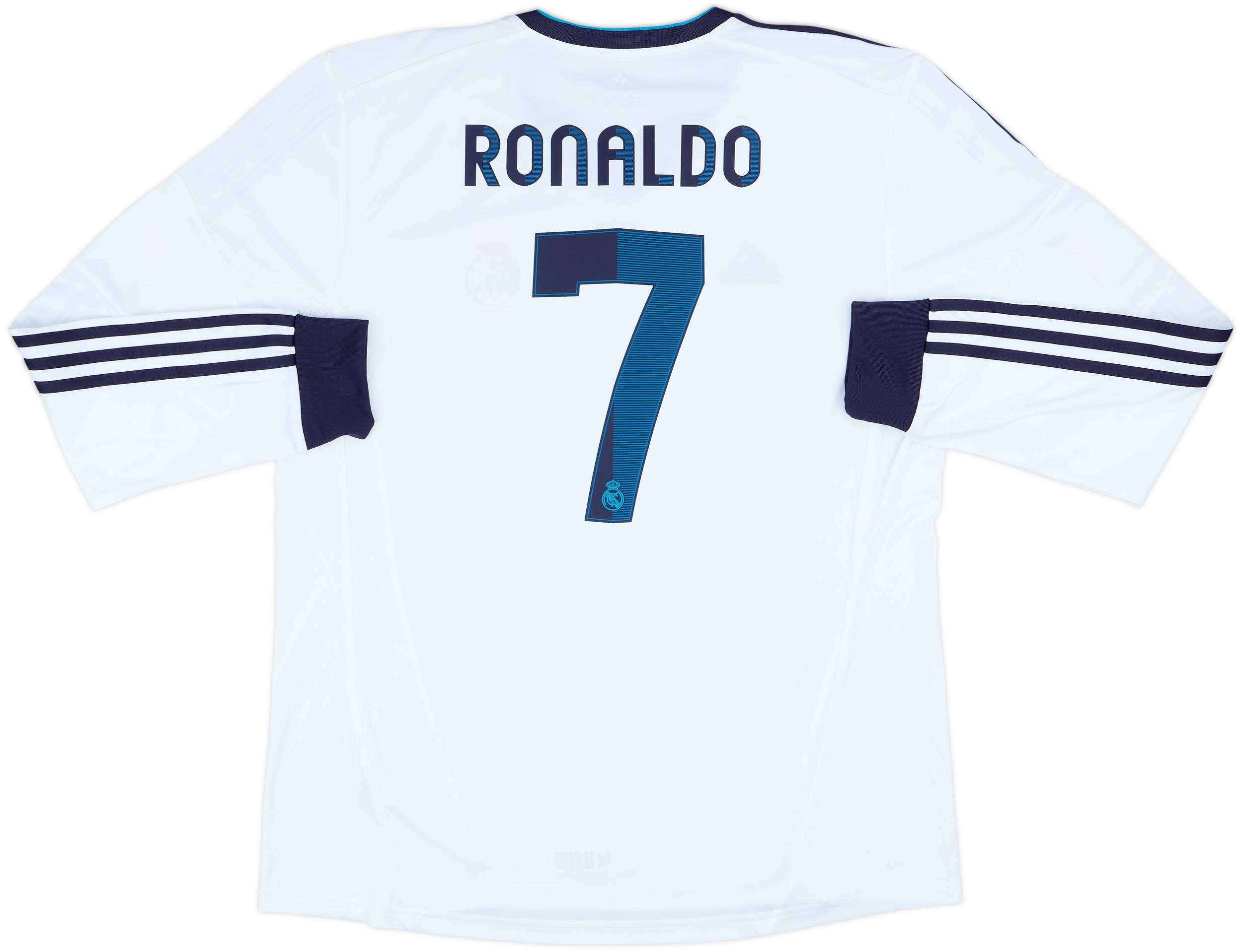 2012-13 Real Madrid Home L/S Shirt Ronaldo #7 - 8/10 - (XL)