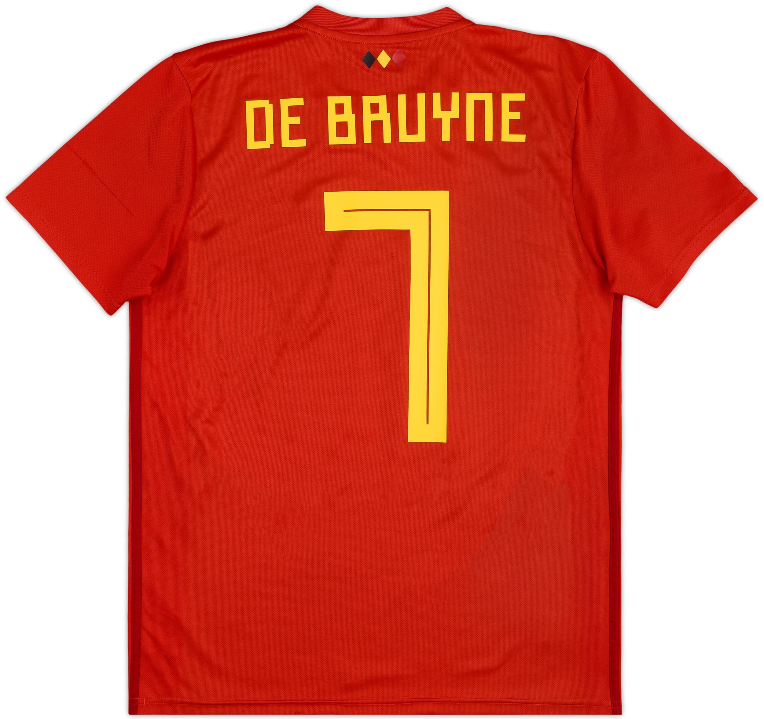 2018-19 Belgium Home Shirt De Bruyne #7 - 6/10 - (M) 2018-19 Belgium Home Shirt De Bruyne #7 - 6/10 - (M)