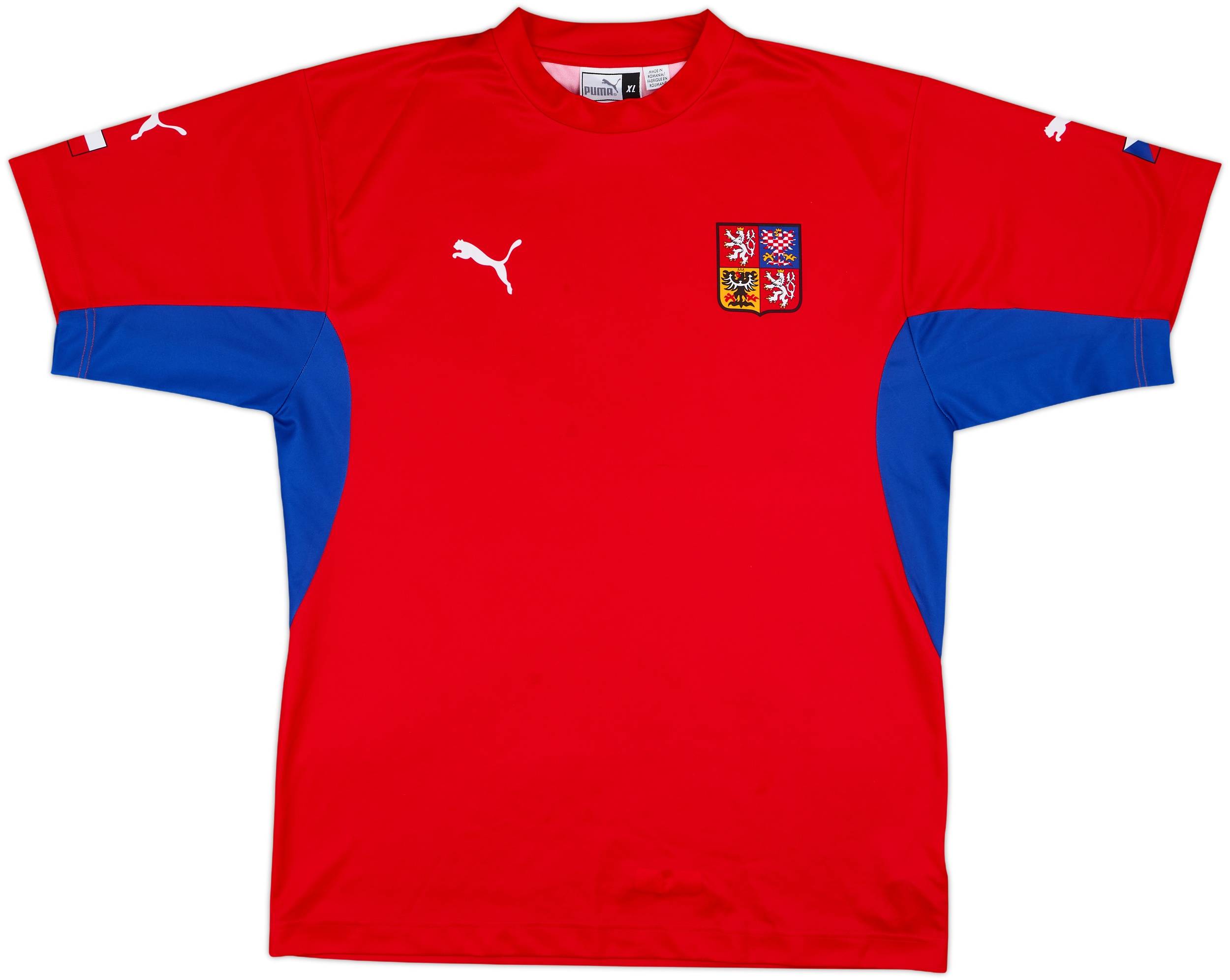 2002-04 Czech Republic Basic Home Shirt - 8/10 - (XL)