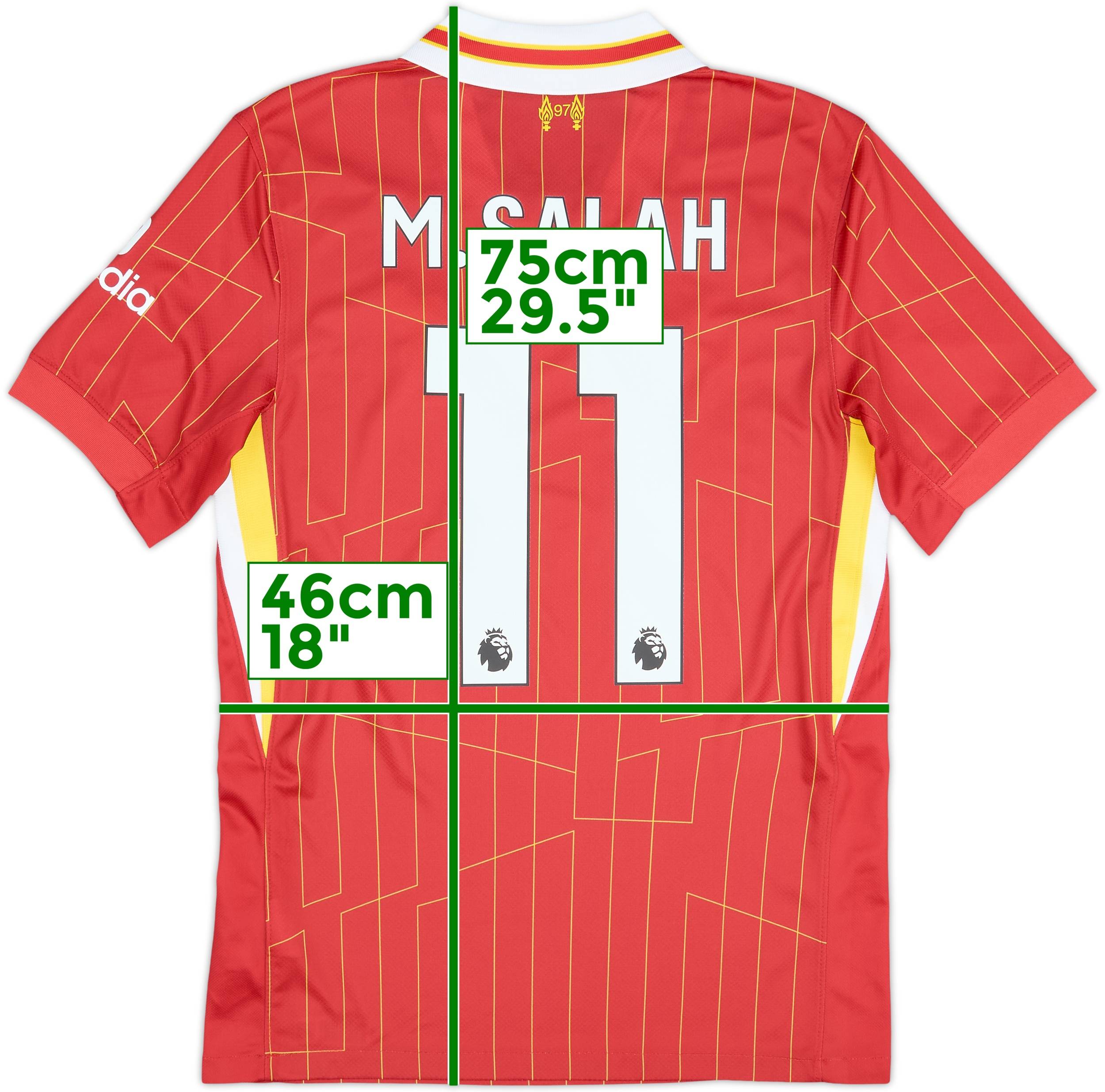 2024-25 Liverpool Home Shirt M.Salah #11 - 10/10 - (S)