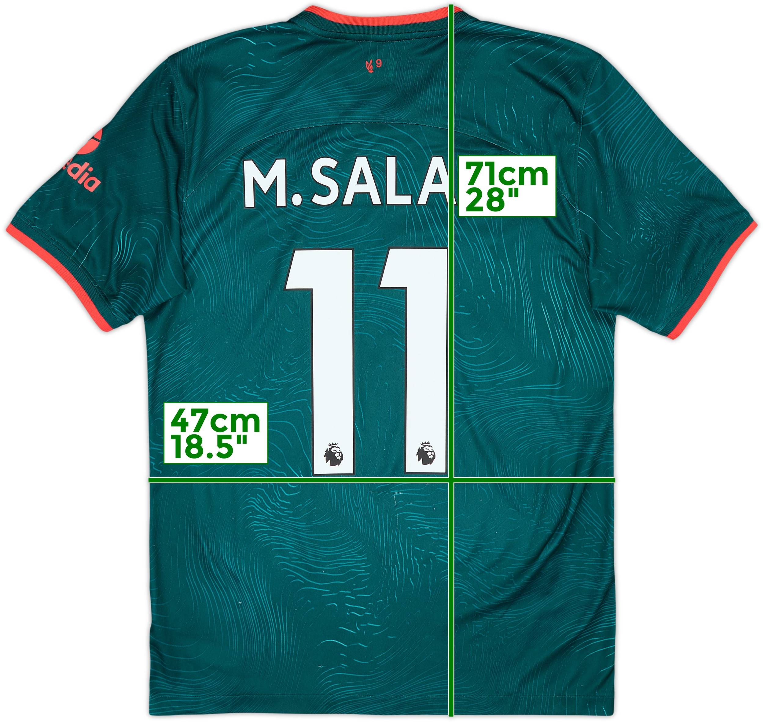 2022-23 Liverpool Third Shirt M.Salah #11 - 7/10 - (S)