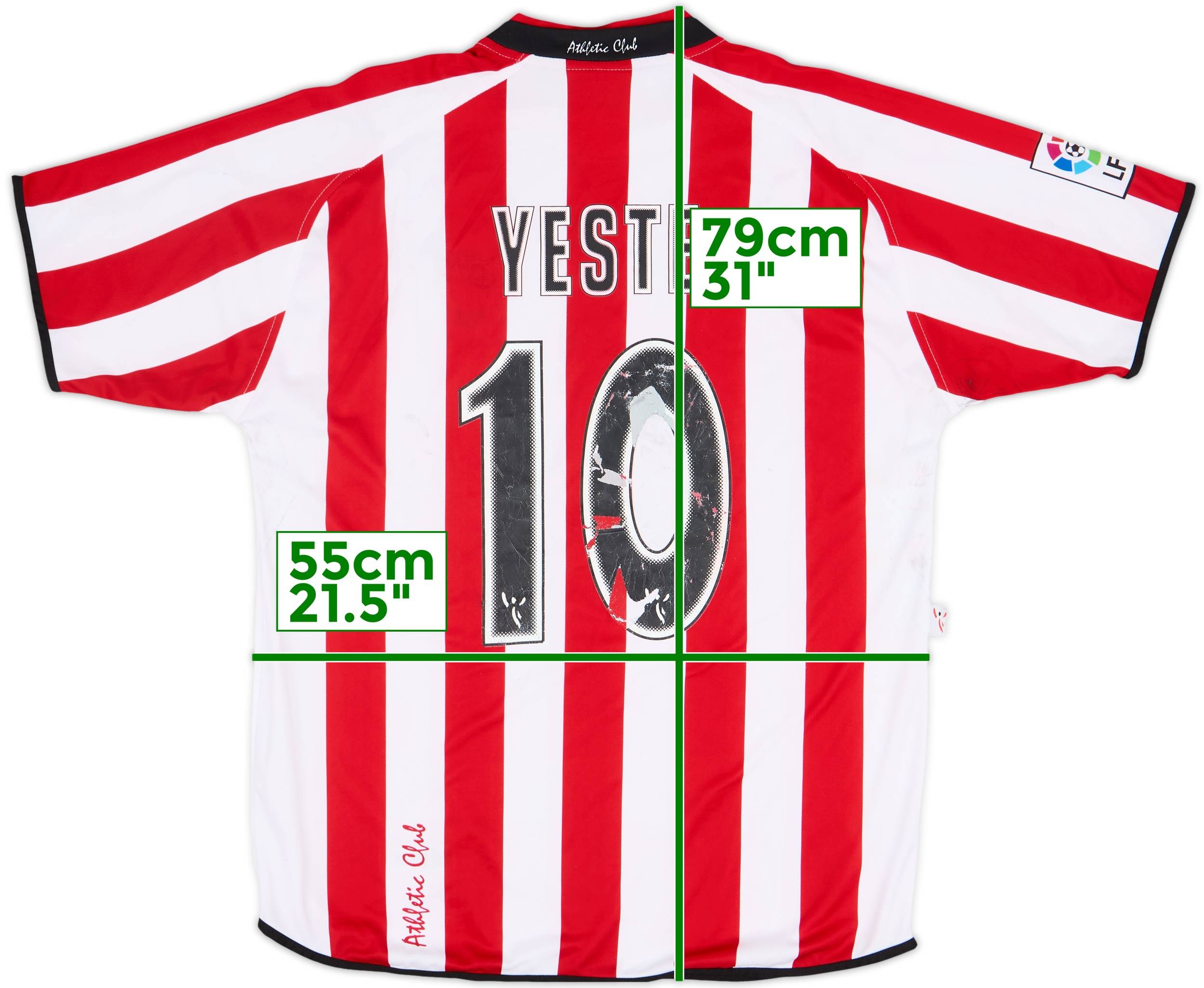 Camiseta de local del Athletic Bilbao 2004-05 Yeste #10 (L)