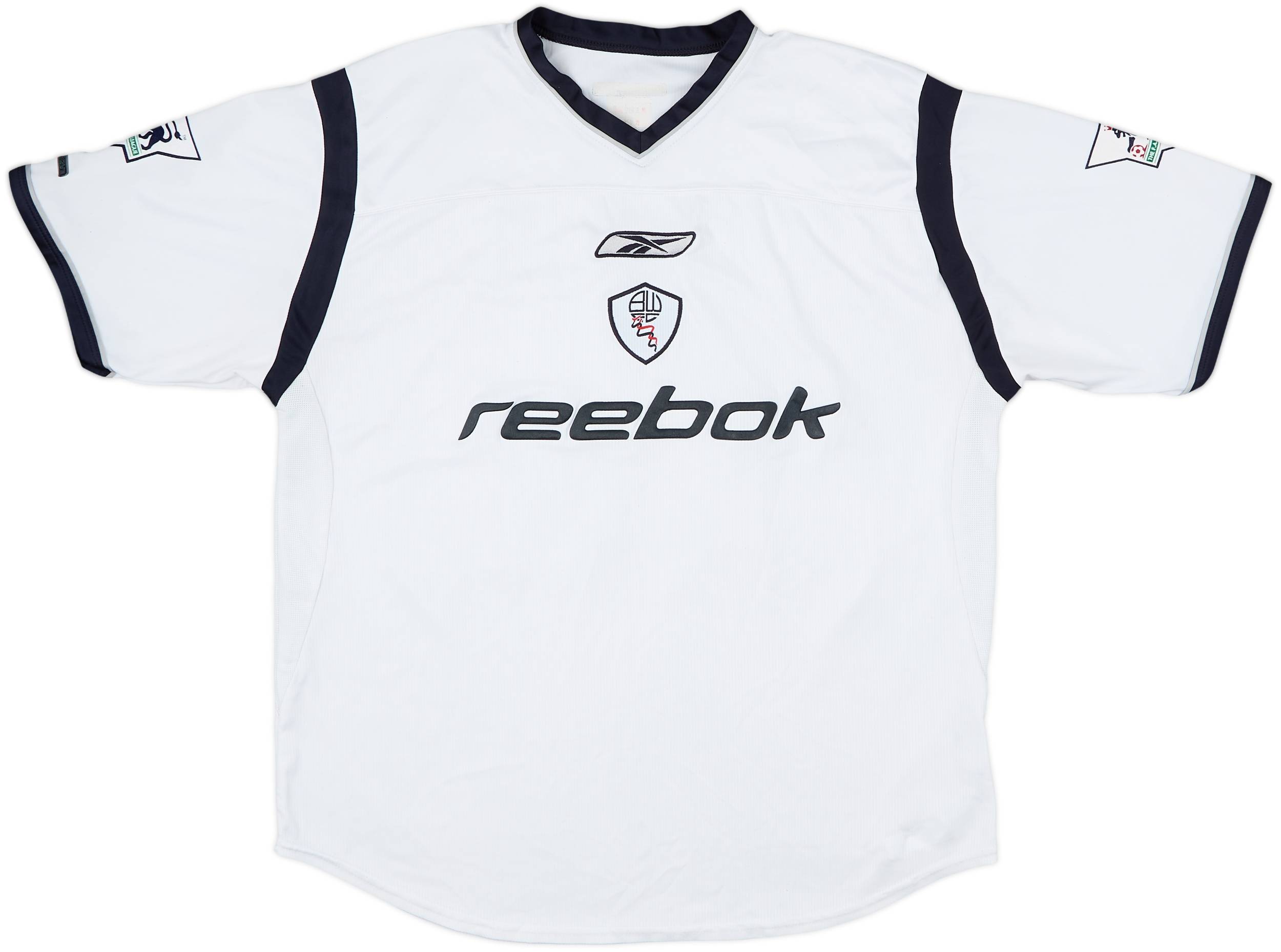 2001-03 Bolton Home Shirt Okocha #10 - 8/10 - (L)