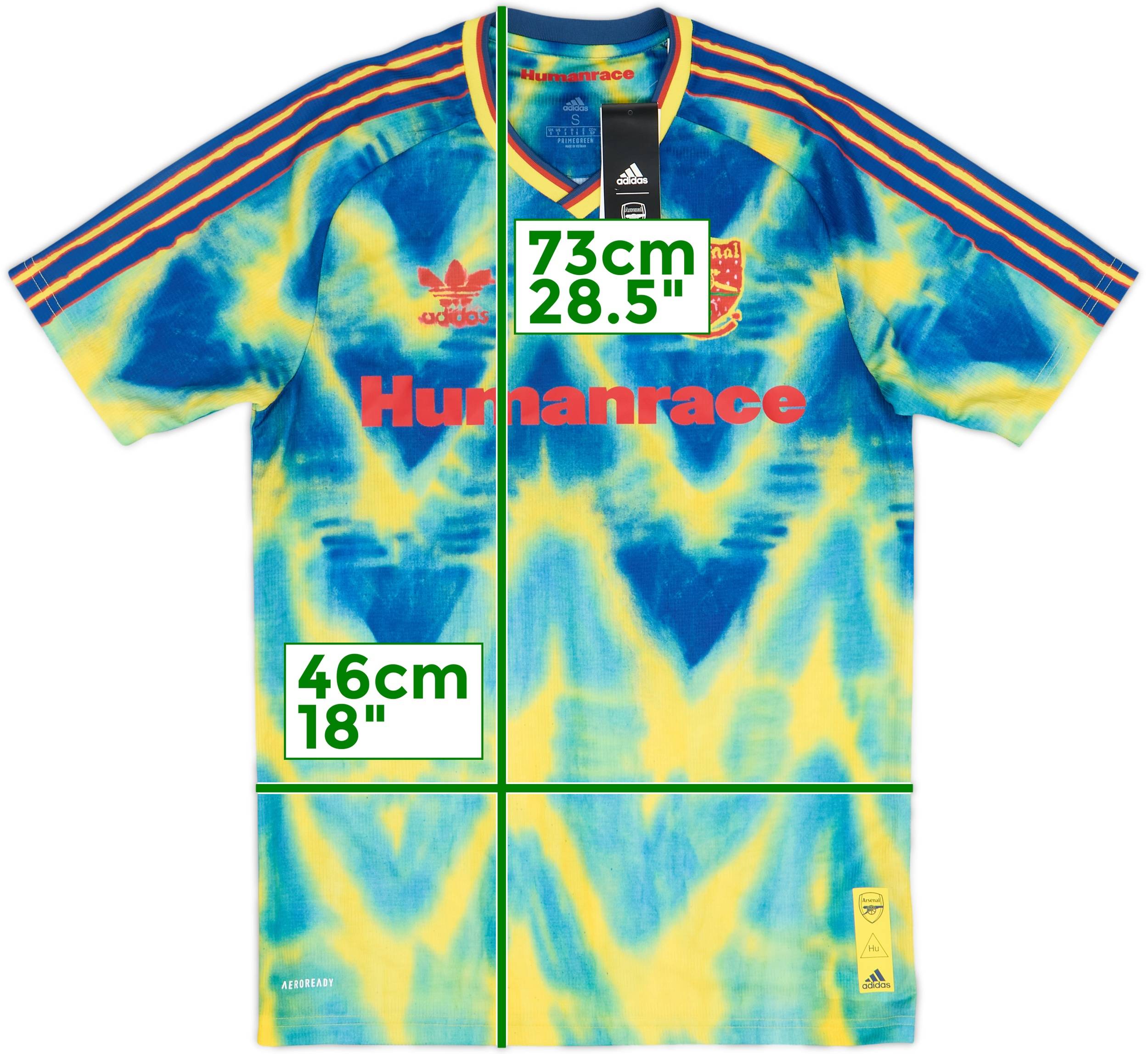 ×HUMAN RACE アーセナルFC ユニフォーム 2020-21 Arsenal adidas x Humanrace Fourth Shirt (S)