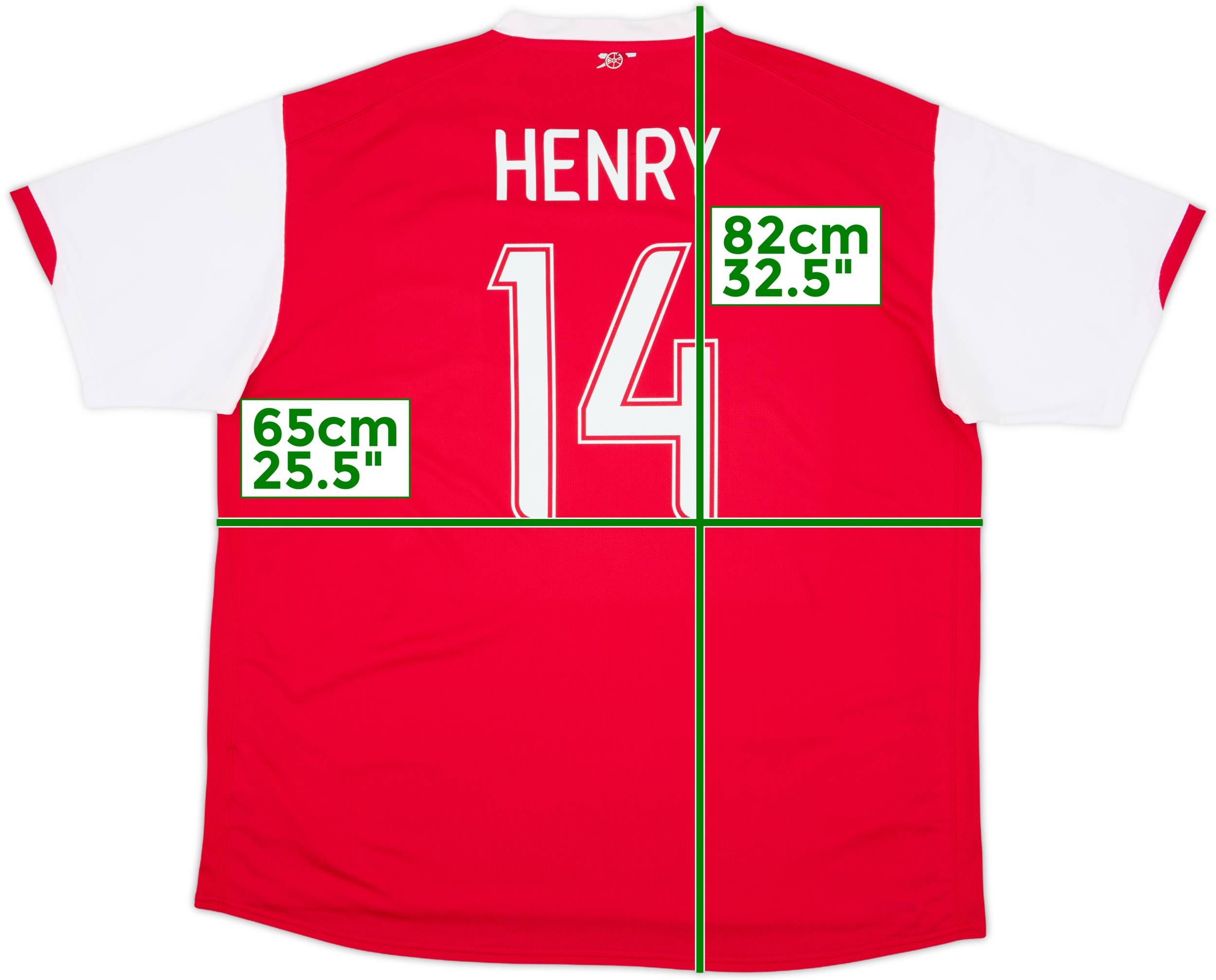 2006-08 Arsenal Home Shirt Henry #14 - 5/10 - (3XL)
