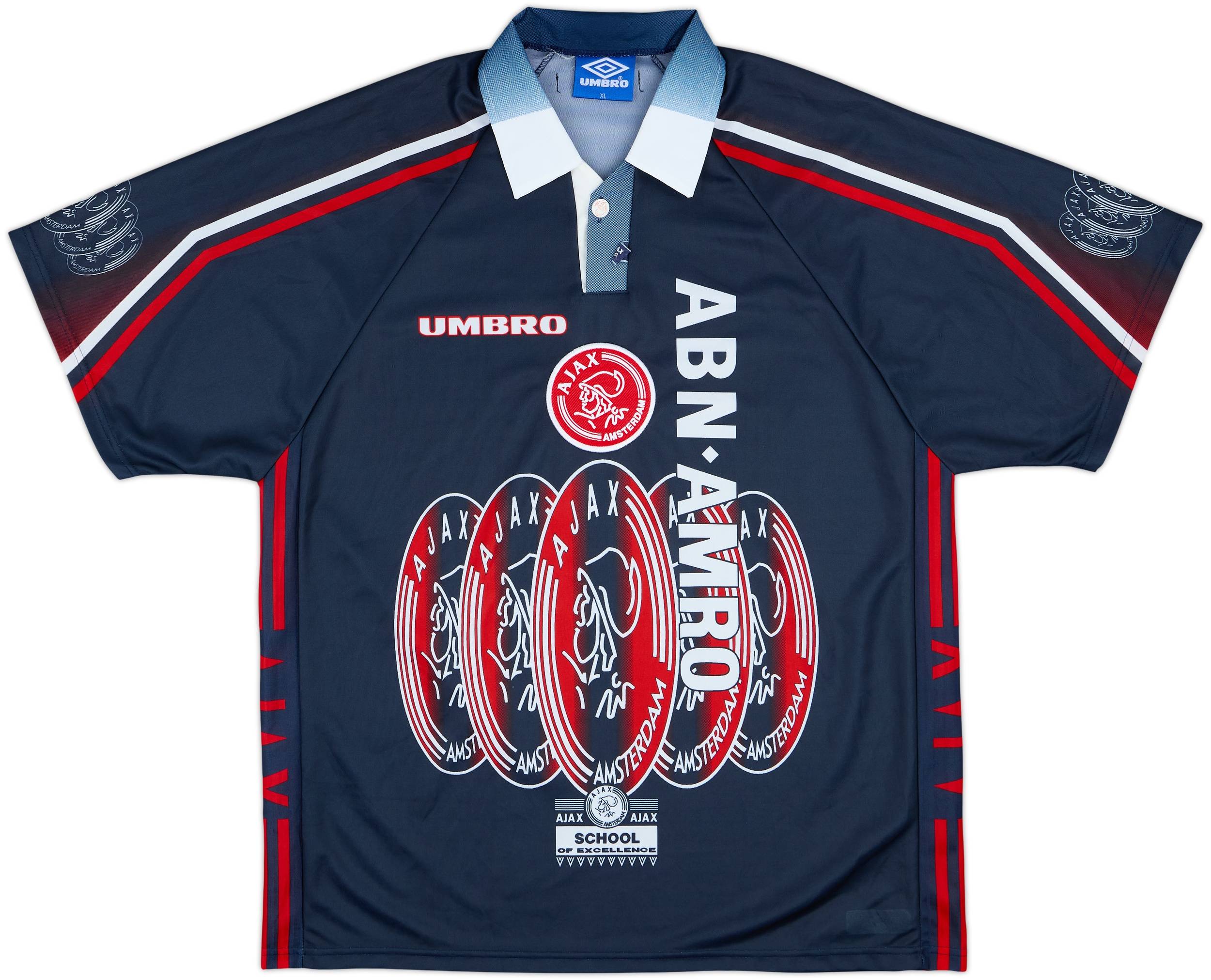 1997-98 Ajax Away Shirt F.De Boer #4 - 10/10 - (XL)