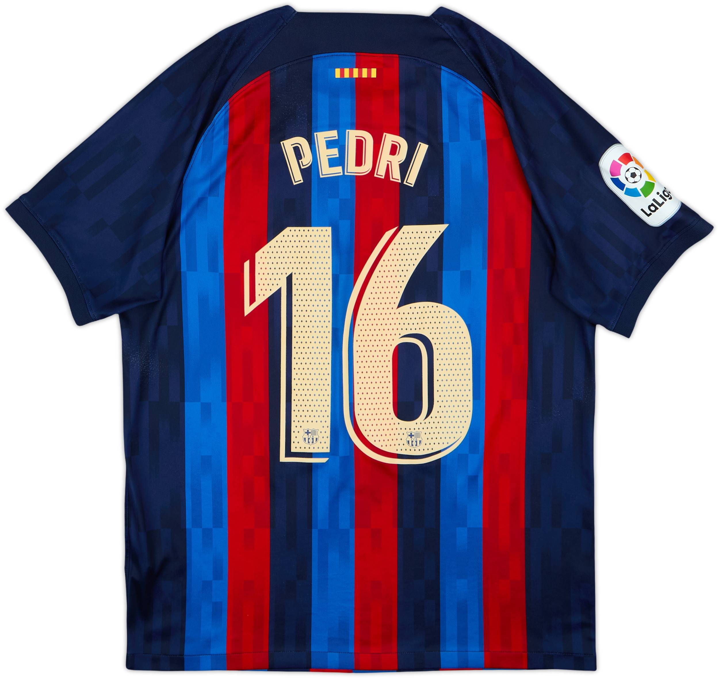 2022-23 Barcelona Home Shirt Pedri #16 - 8/10 - (L)