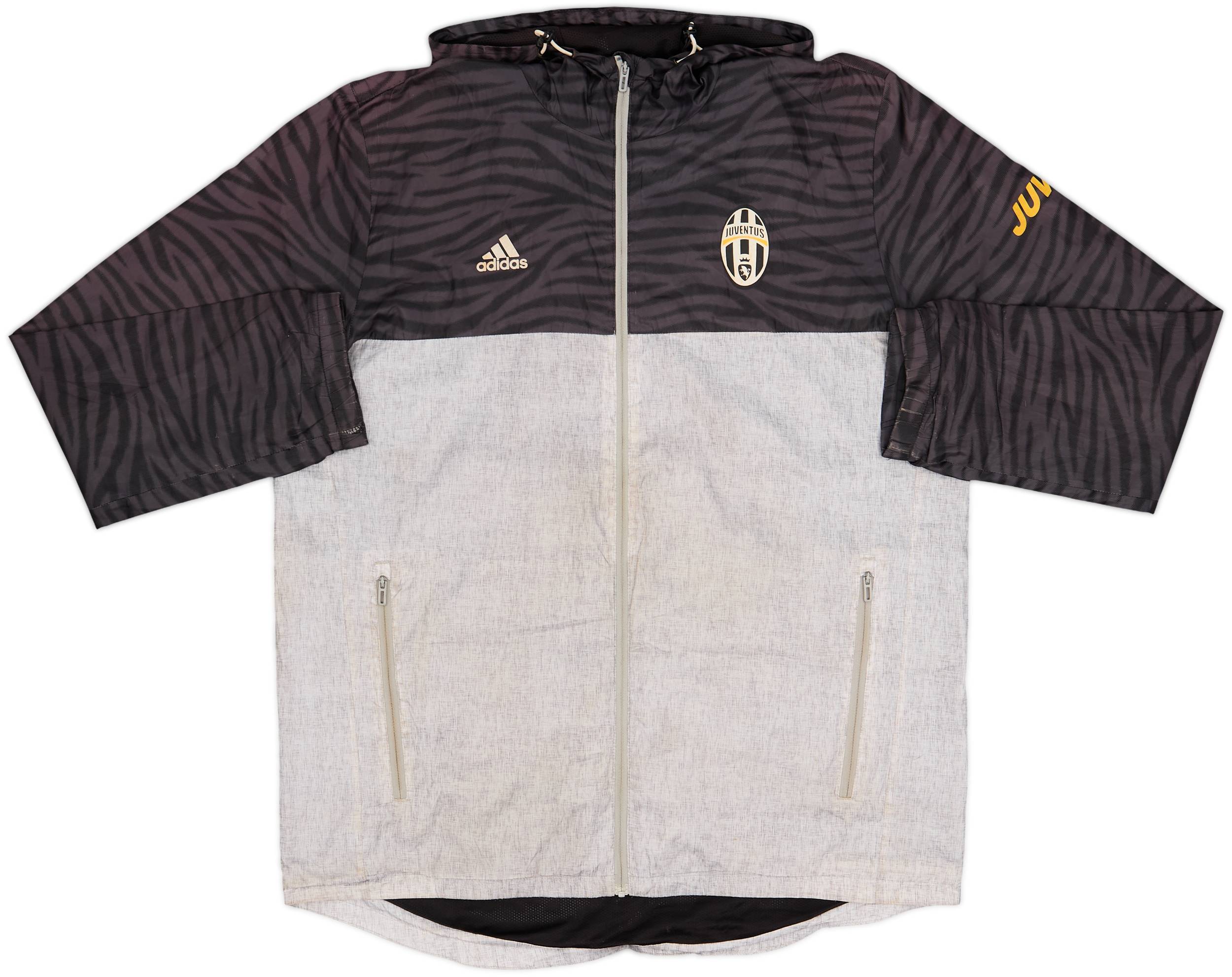 2016-17 Juventus adidas Hooded Rain Jacket - 6/10 - (XL)