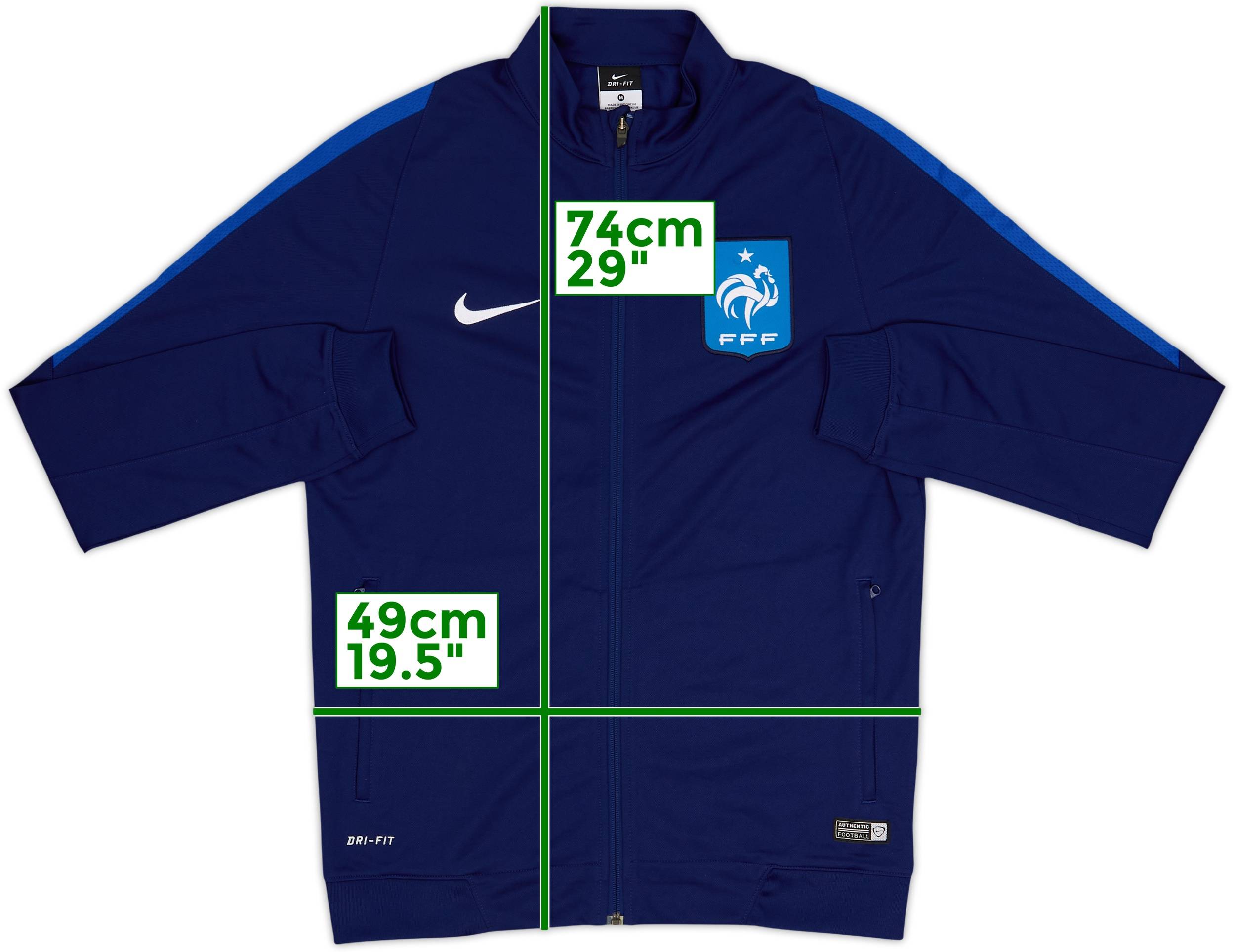 2016-17 France Nike Track Jacket - 9/10 - (M)