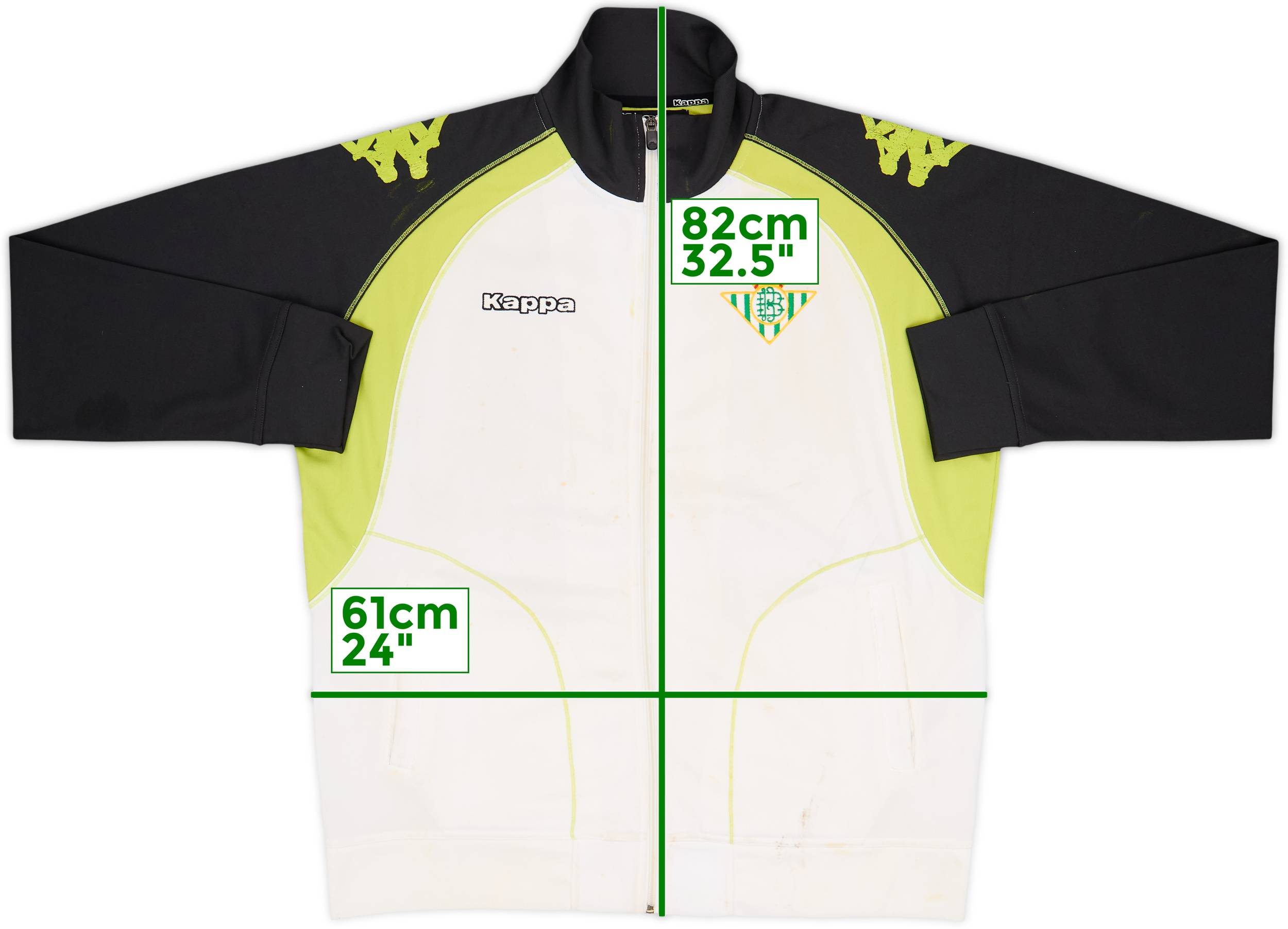 Chaqueta de chándal Kappa del Real Betis 2008-09 - 4/10 - (XXL)