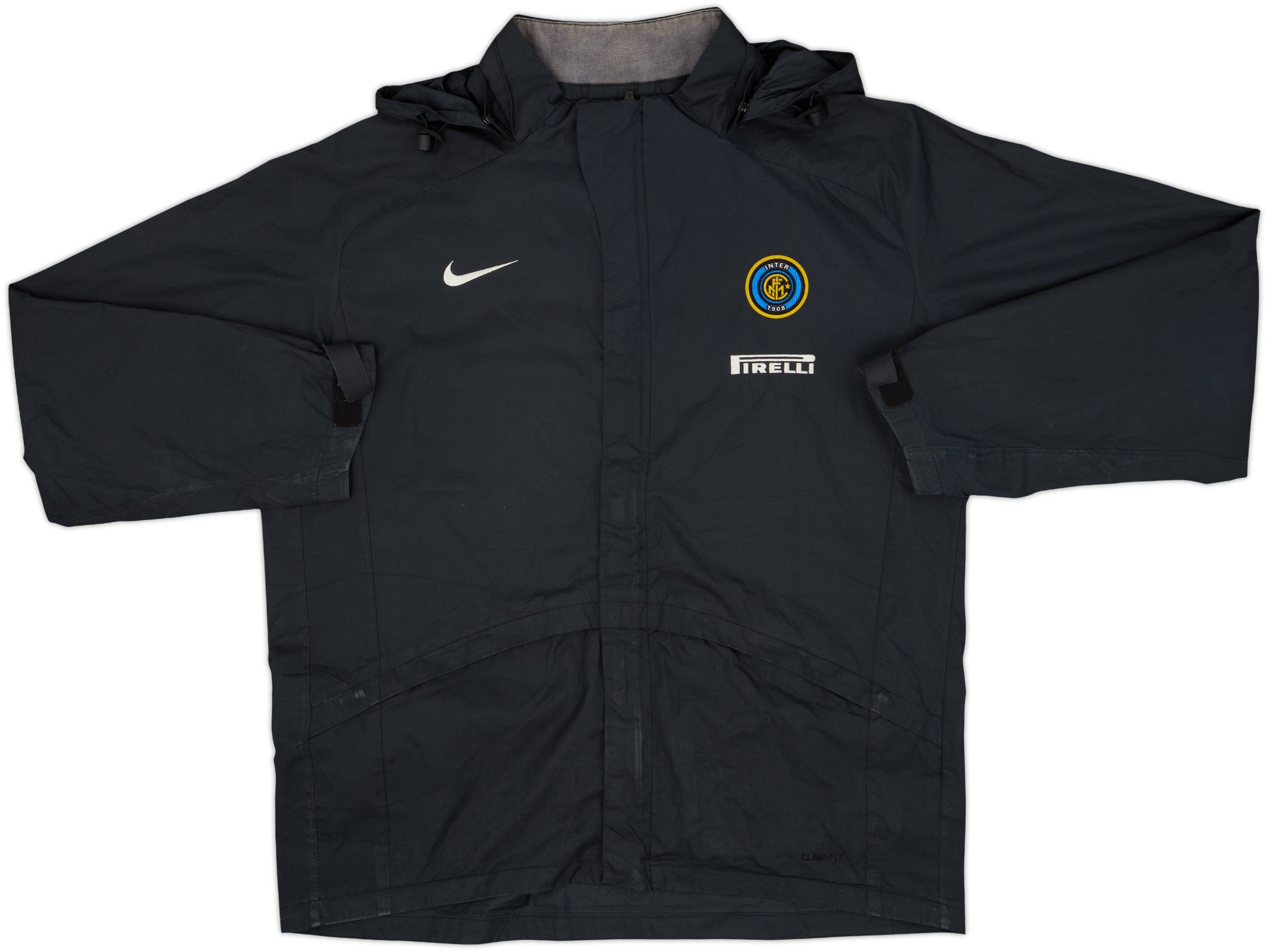 2006-07 Inter Milan Nike Hooded Rain Jacket - 8/10 - (M)