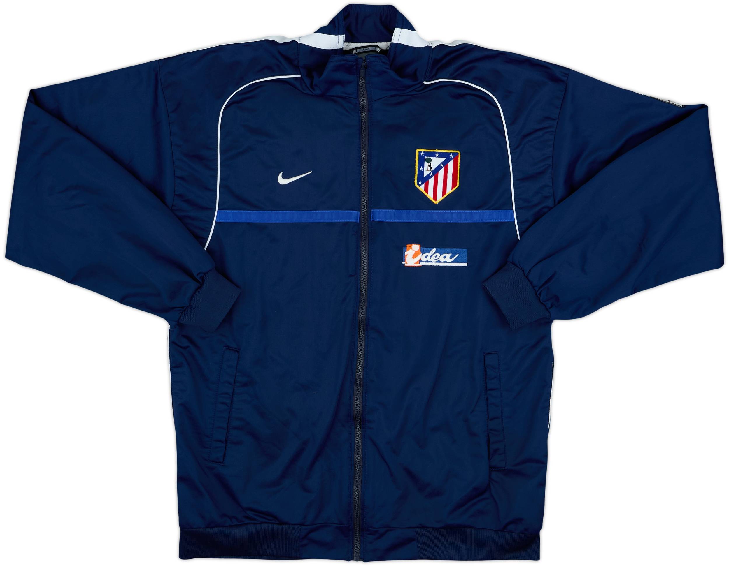 2002-03 Atletico Madrid Nike Track Jacket - 7/10 - (XL)