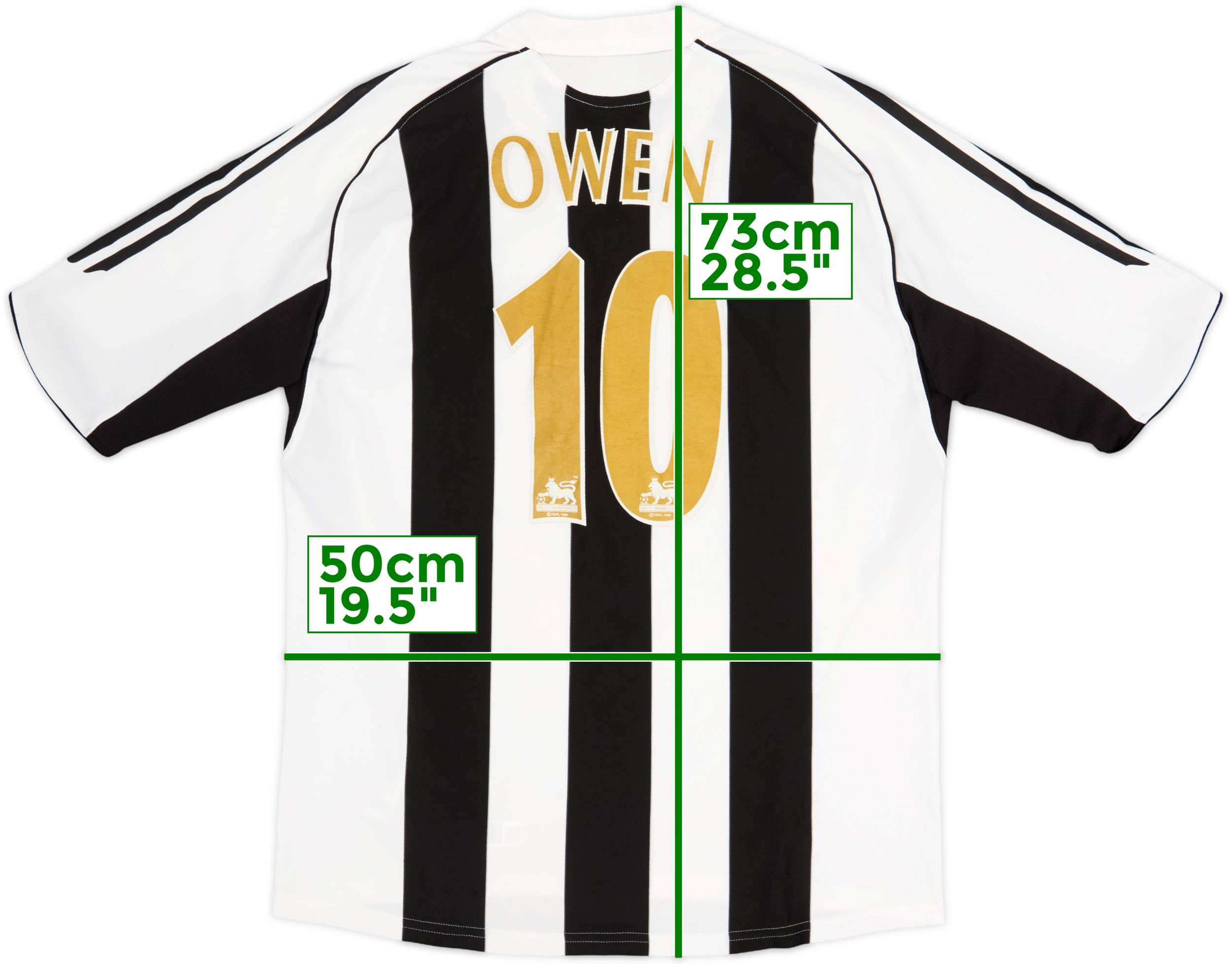 2005-07 Newcastle Home Shirt Owen #10 - 6/10 - (M)