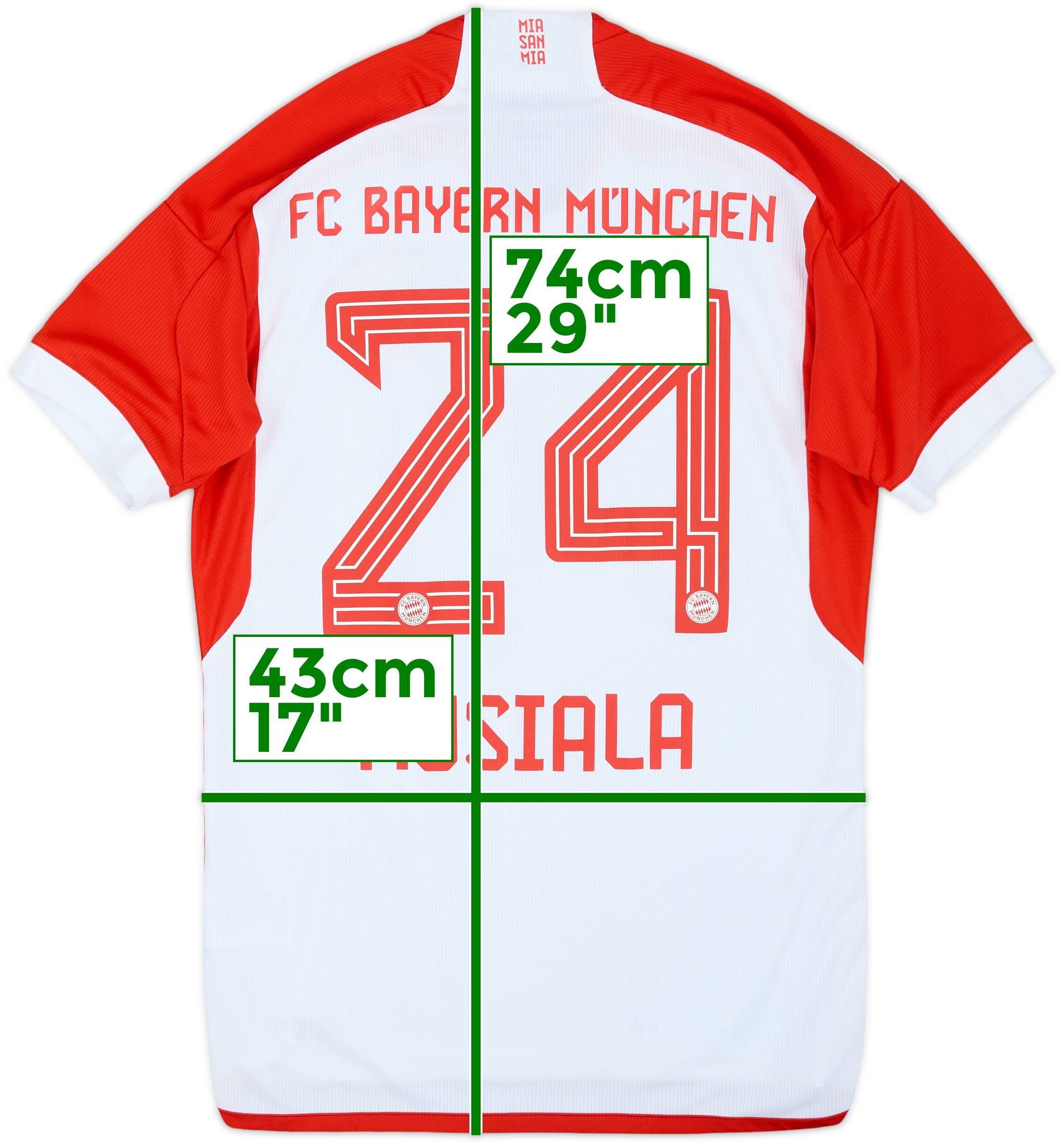 2023-24 Bayern Munich Home Shirt Musiala #24 - 8/10 - (S)