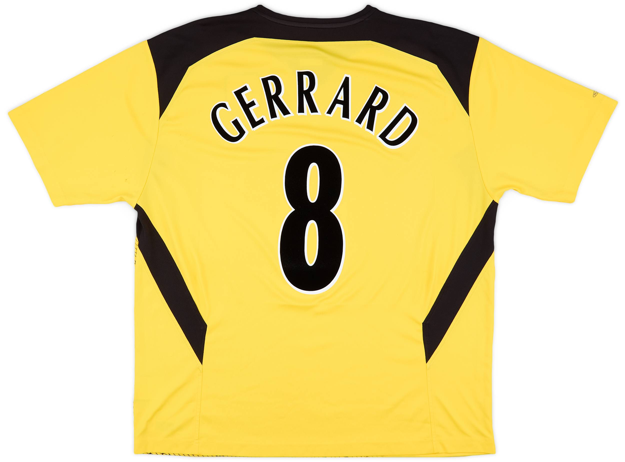 2004-06 Liverpool Away Shirt Gerrard #8 - 8/10 - (XL)