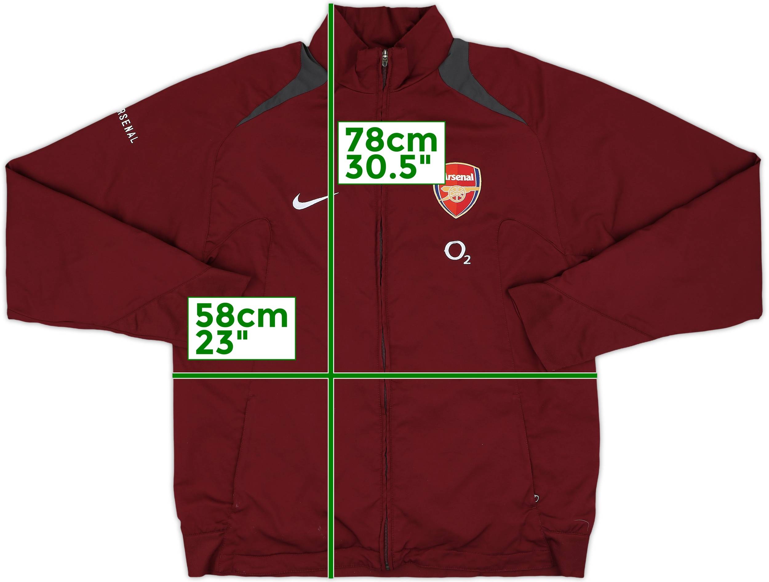 ウェア Nike Arsenal 2005-06 Arsenal Nike Track Jacket - 8/10 - (L)